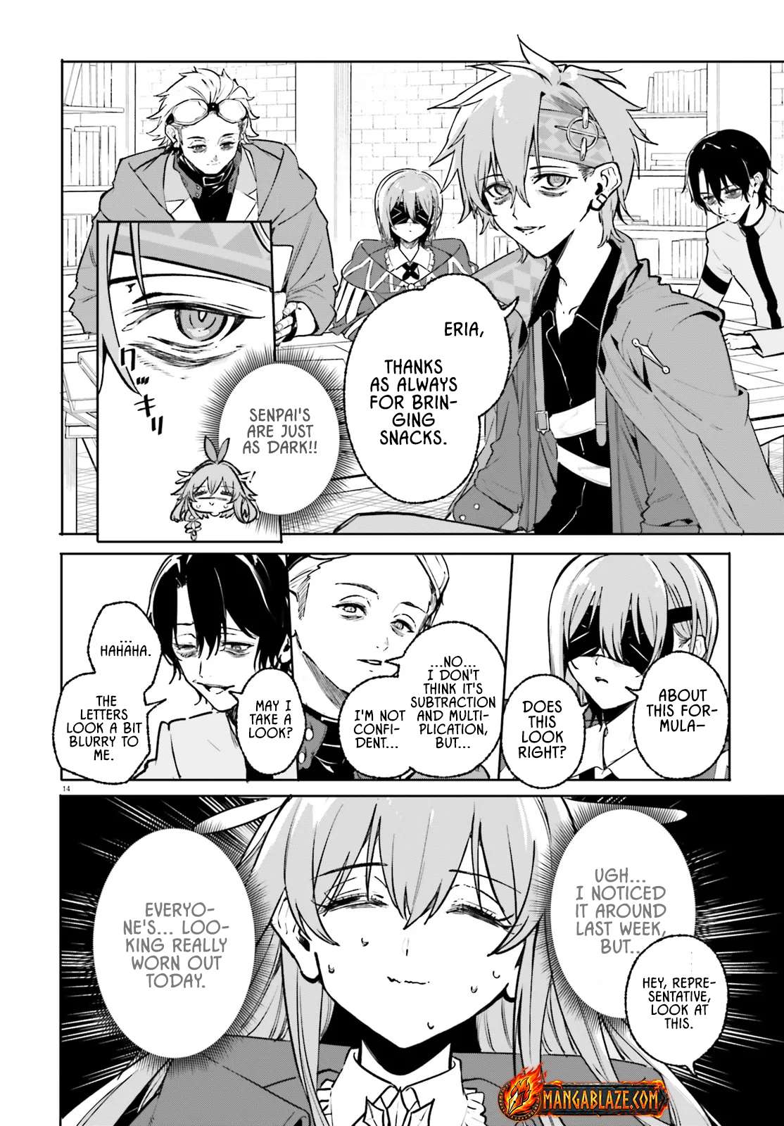 Kunon the Sorcerer Can See Through Chapter 45.1 - Page 14 in English
