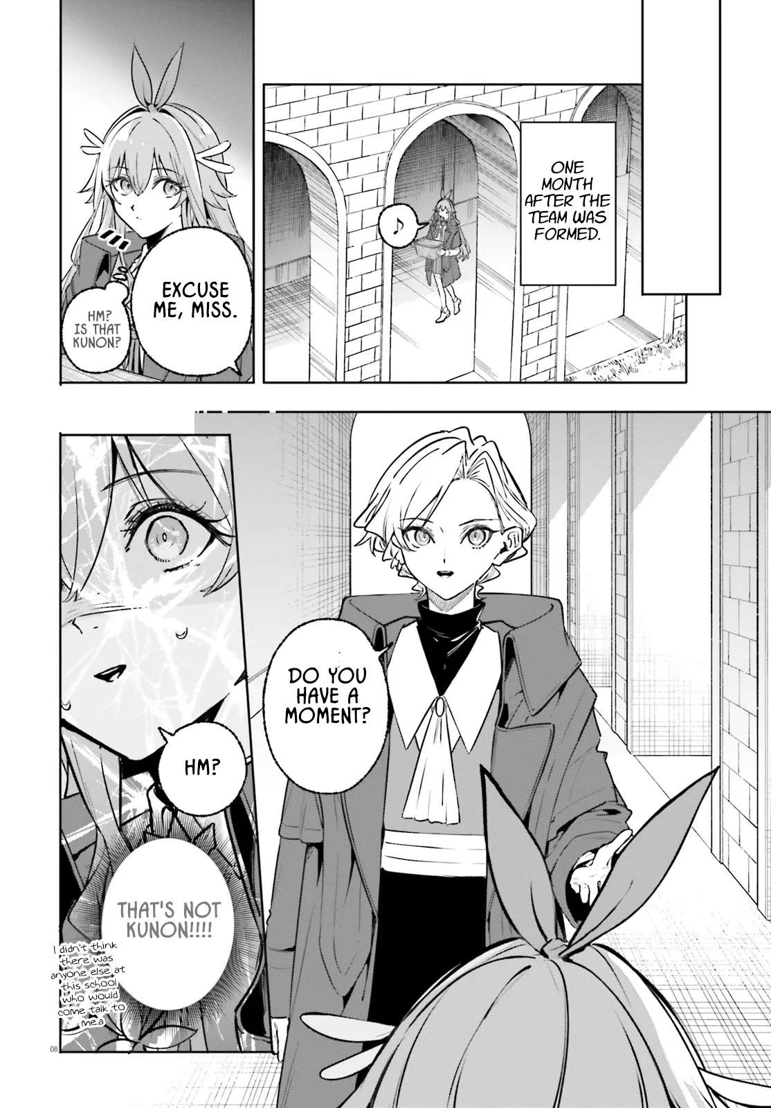 Kunon the Sorcerer Can See Through Chapter 45.1 - Page 8 in English