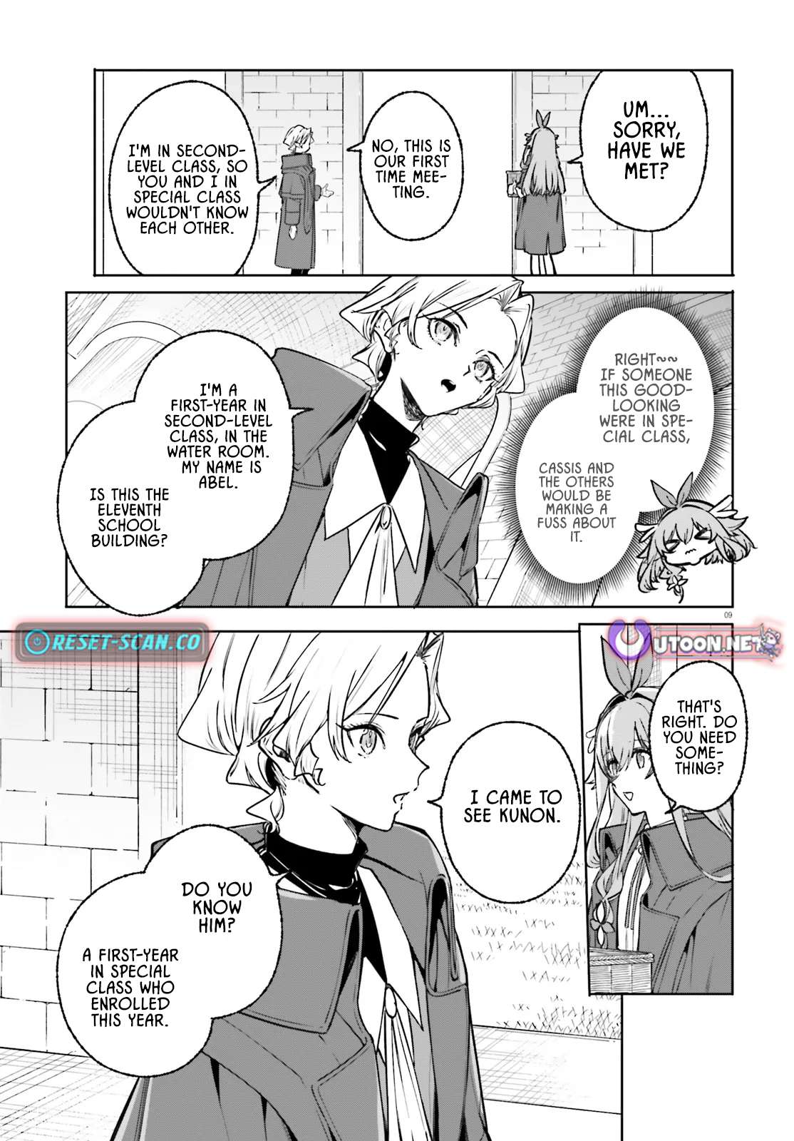 Kunon the Sorcerer Can See Through Chapter 45.1 - Page 9 in English