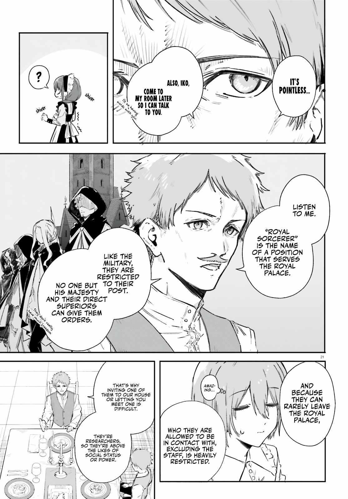 Kunon the Sorcerer Can See Through Chapter 6 - Page 21 in English