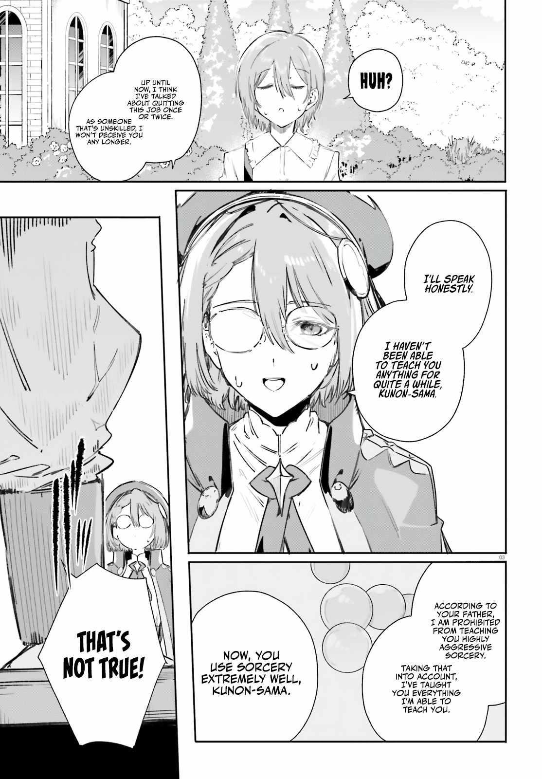 Kunon the Sorcerer Can See Through Chapter 6 - Page 3 in English