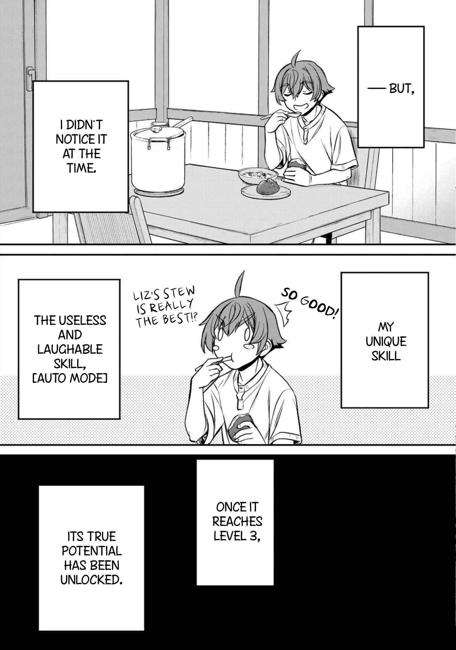 The Useless Skill [Auto Mode] Has Been Awakened ~Huh, Guild’s Scout, Didn’t You Say I Wasn’t Needed Anymore?~ Chapter 1 - Page 33 in English
