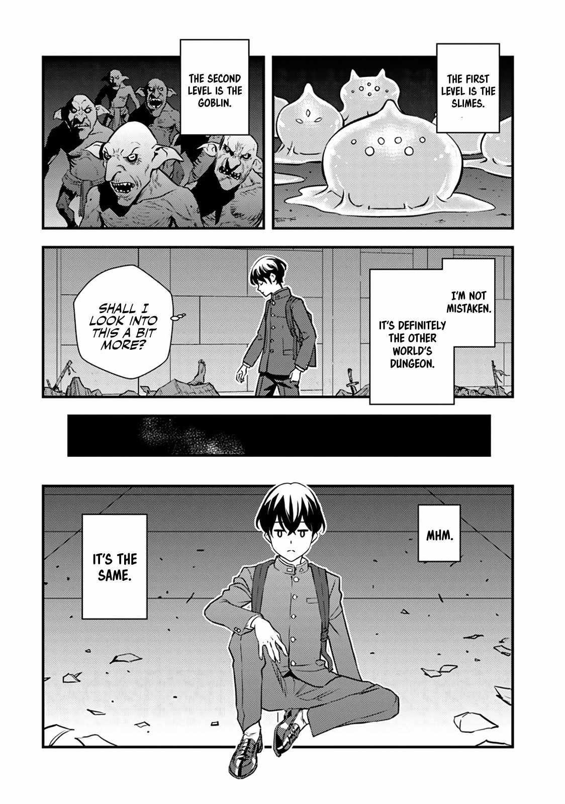 The hero returns from another world, becomes an influencer, and earns money in the real world, where dungeons have appeared! Chapter 1 - Page 59 in English