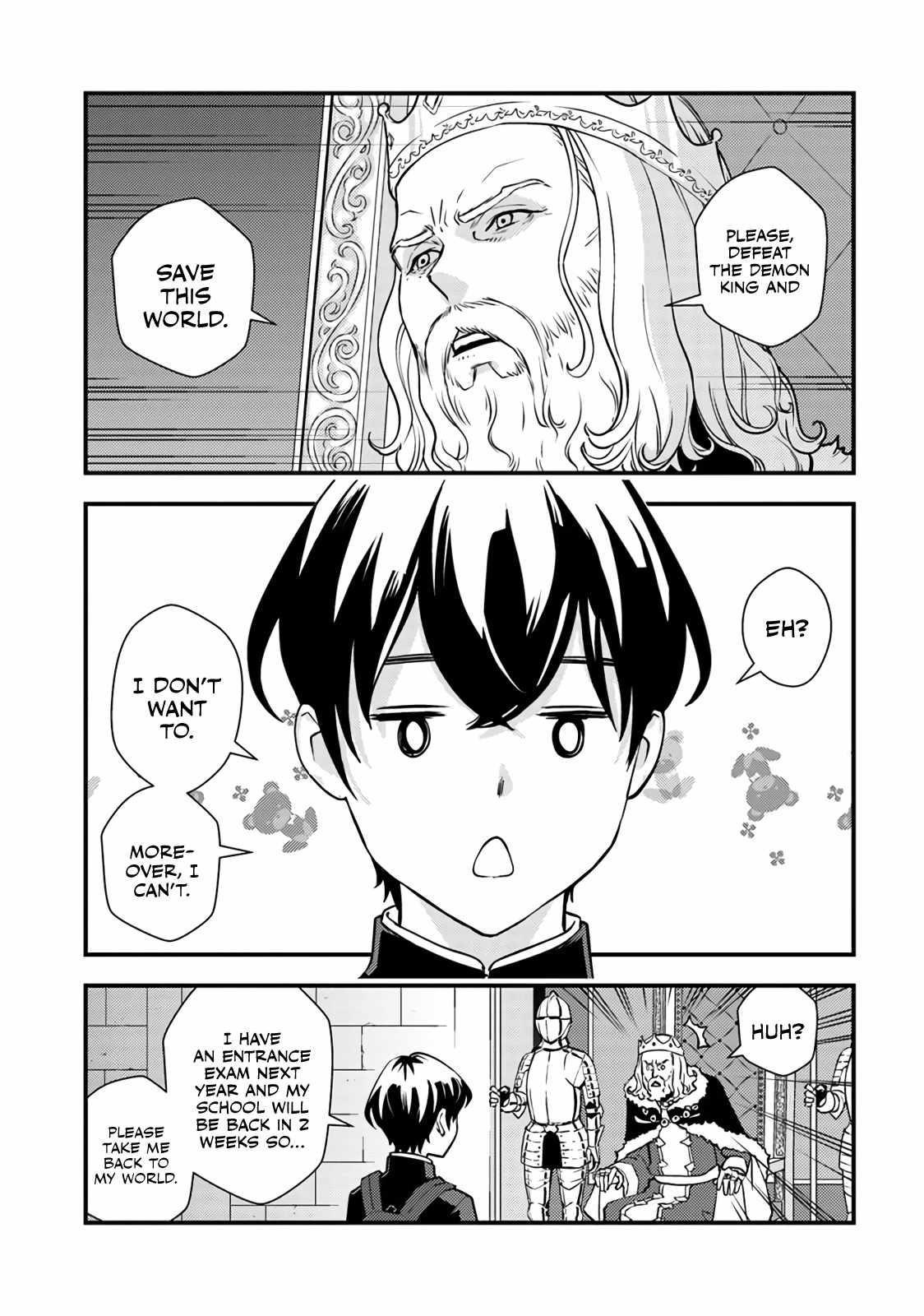 The hero returns from another world, becomes an influencer, and earns money in the real world, where dungeons have appeared! Chapter 1 - Page 6 in English