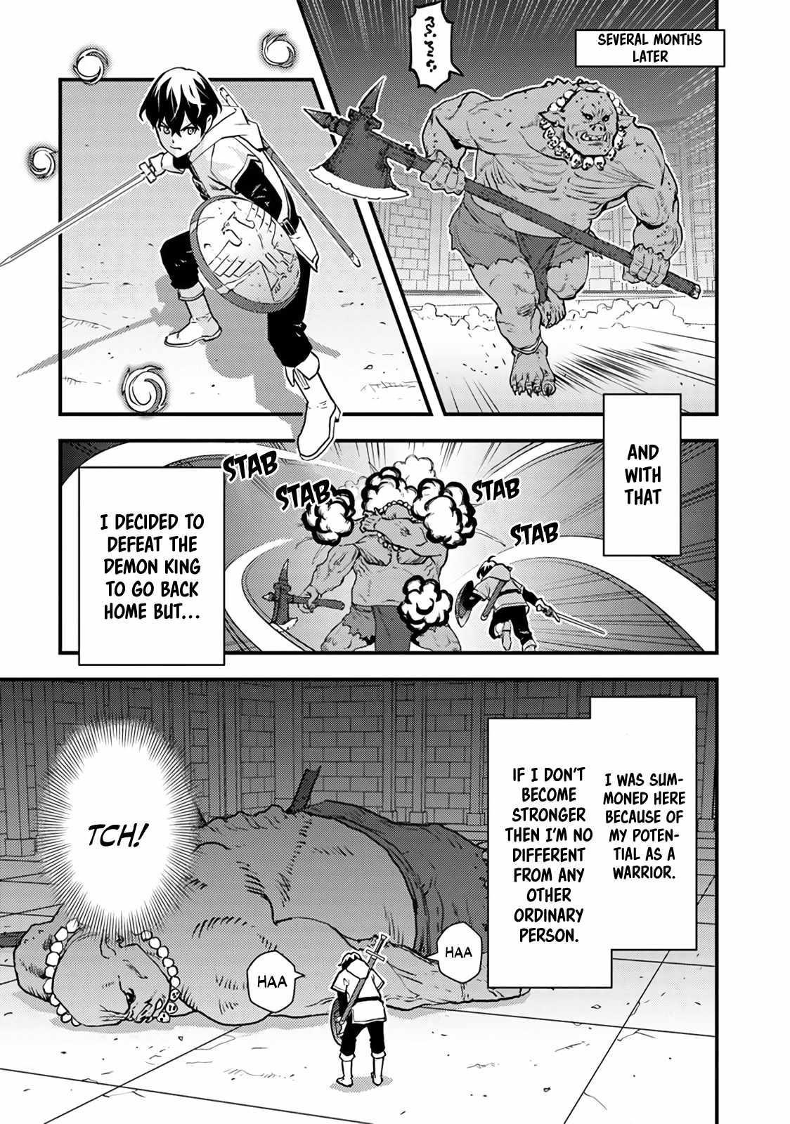 The hero returns from another world, becomes an influencer, and earns money in the real world, where dungeons have appeared! Chapter 1 - Page 9 in English