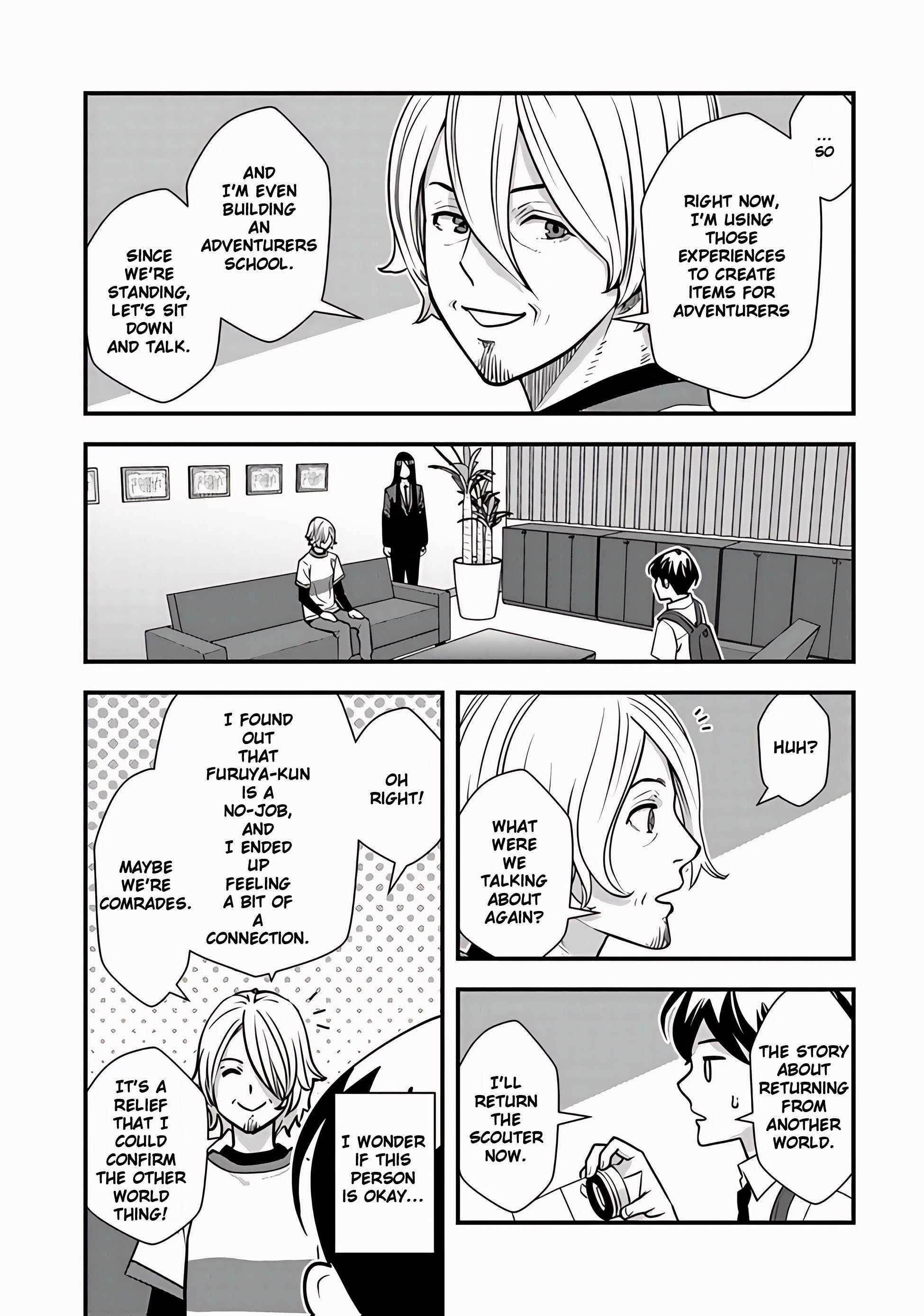 The hero returns from another world, becomes an influencer, and earns money in the real world, where dungeons have appeared! Chapter 10 - Page 28 in English