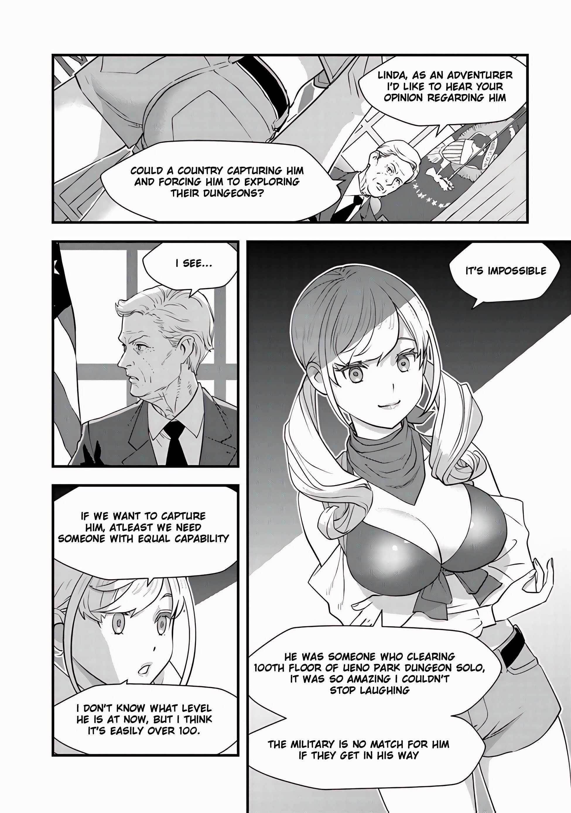 The hero returns from another world, becomes an influencer, and earns money in the real world, where dungeons have appeared! Chapter 10 - Page 4 in English