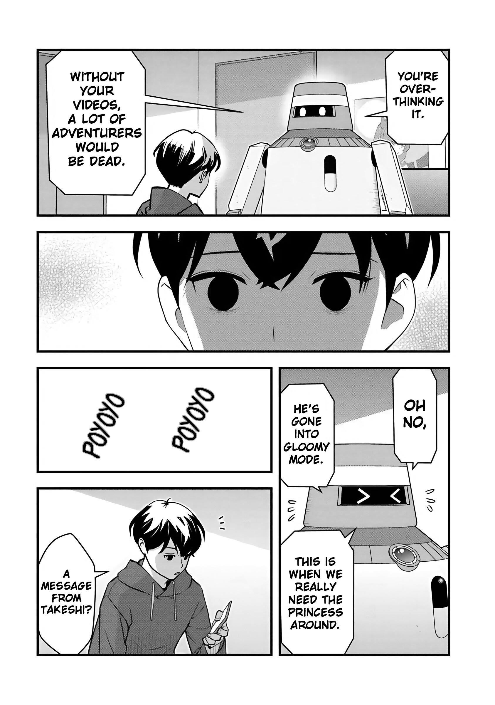 The hero returns from another world, becomes an influencer, and earns money in the real world, where dungeons have appeared! Chapter 27 - Page 21 in English