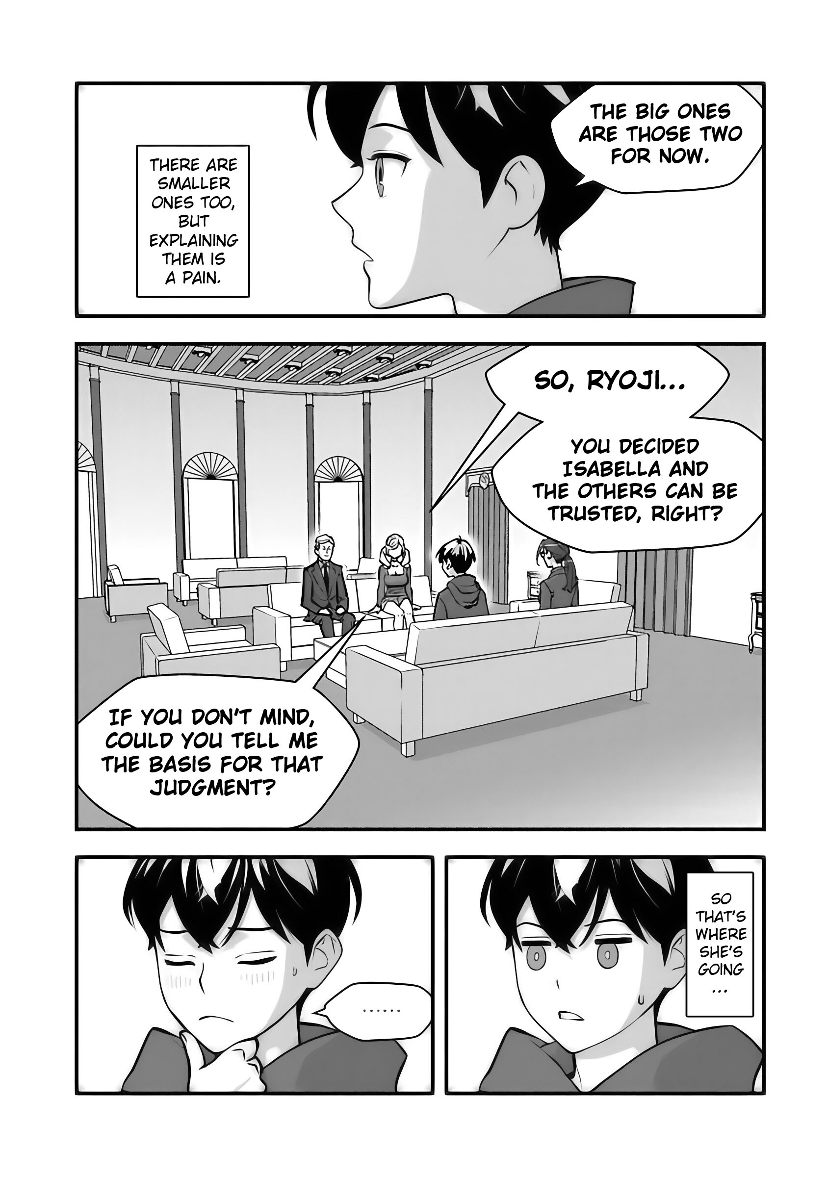 The hero returns from another world, becomes an influencer, and earns money in the real world, where dungeons have appeared! Chapter 28 - Page 8 in English