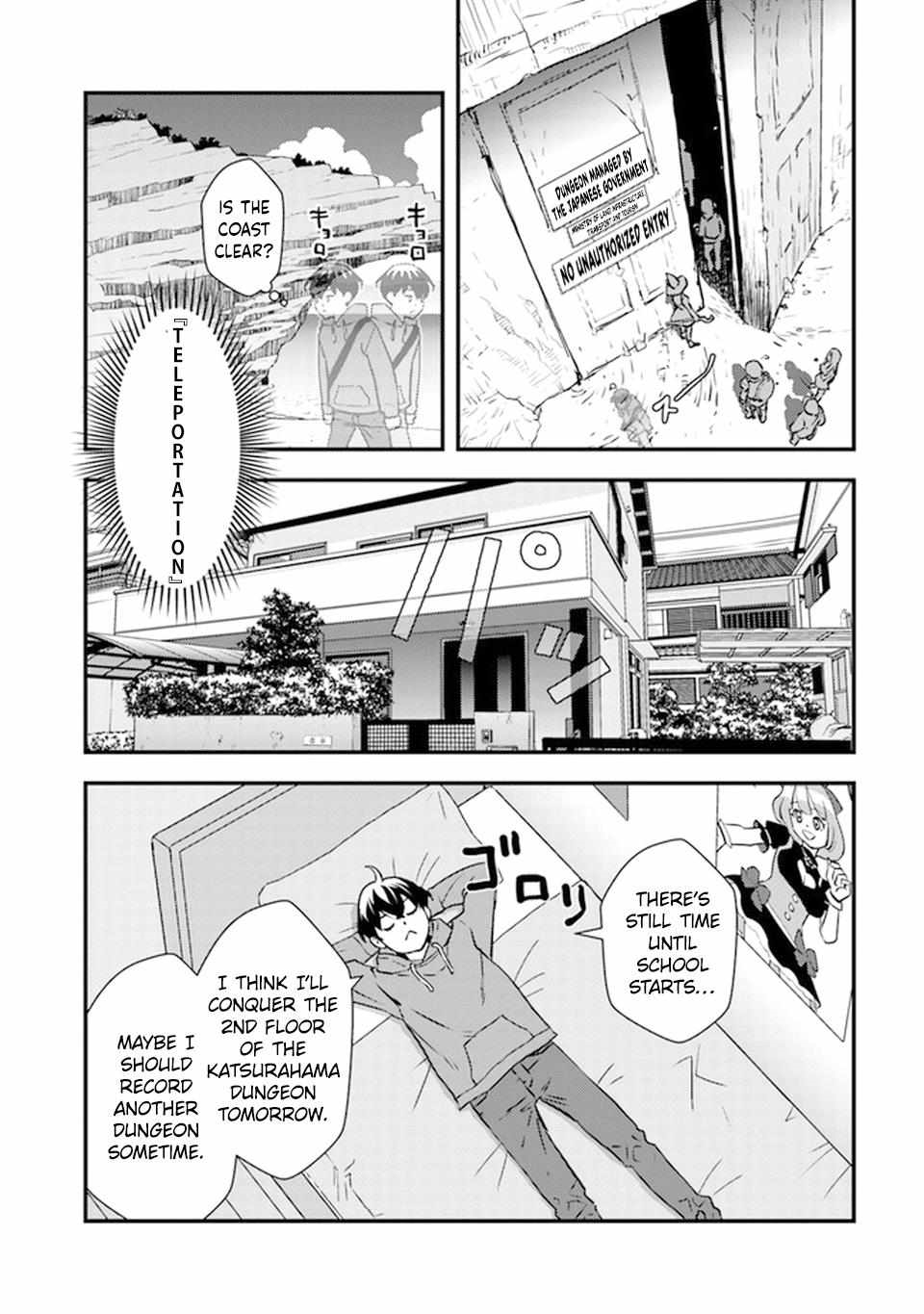 The hero returns from another world, becomes an influencer, and earns money in the real world, where dungeons have appeared! Chapter 5 - Page 37 in English