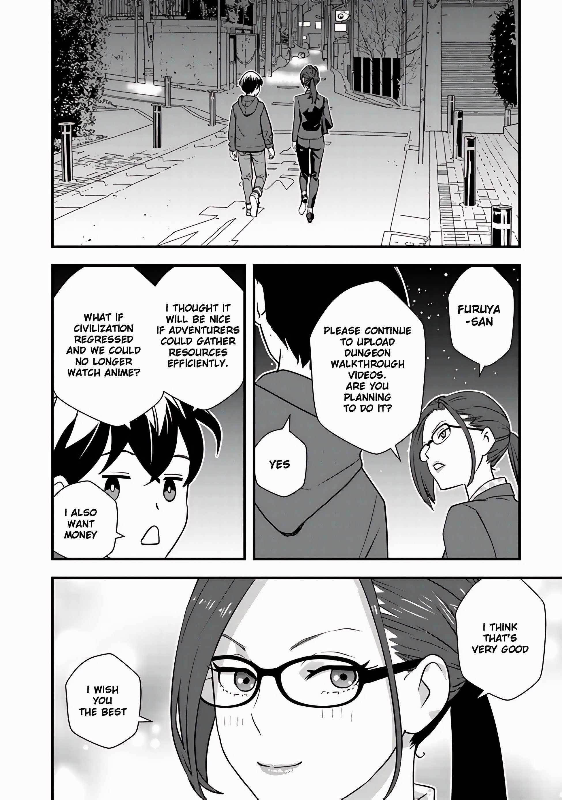The hero returns from another world, becomes an influencer, and earns money in the real world, where dungeons have appeared! Chapter 7.2 - Page 18 in English