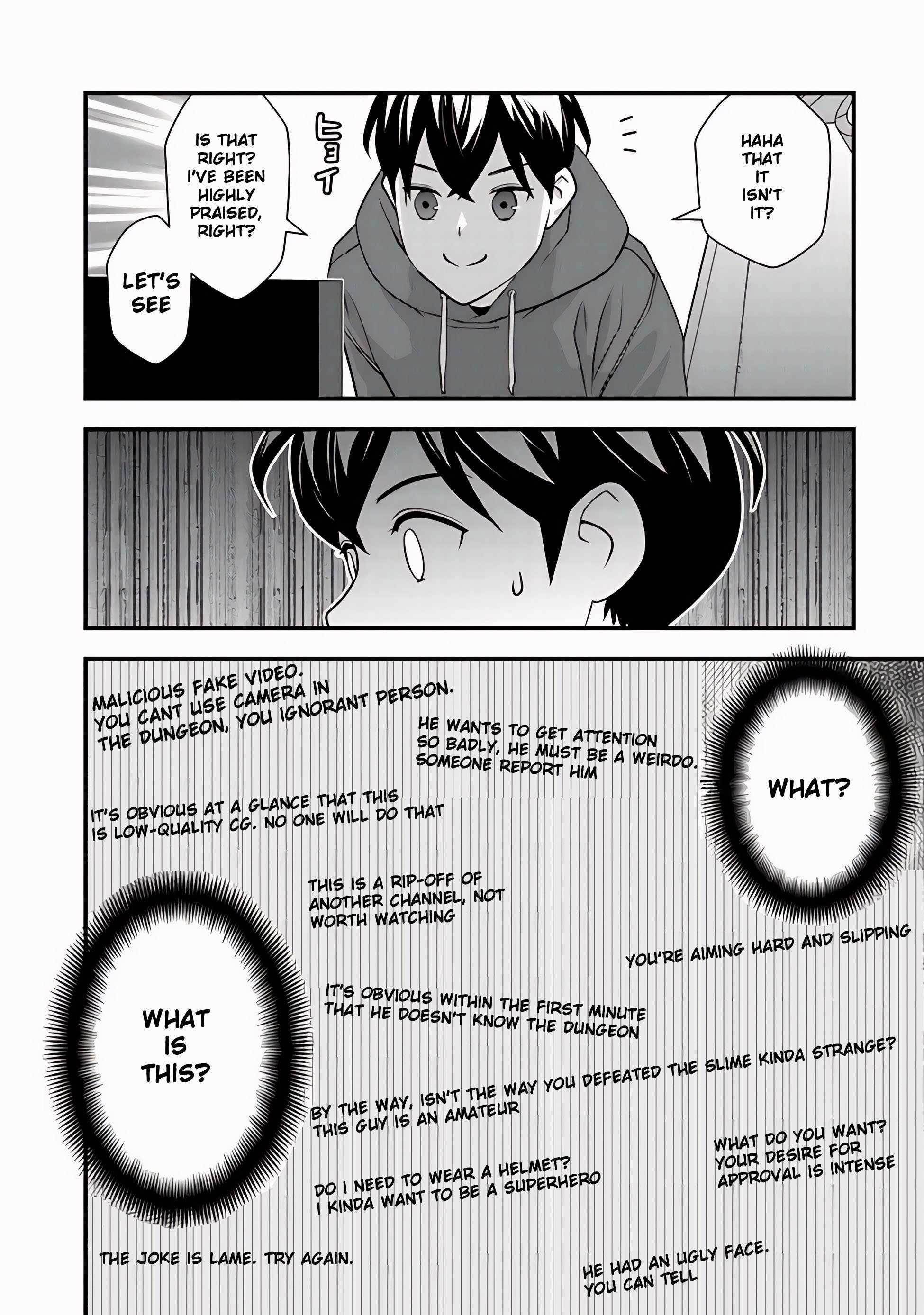 The hero returns from another world, becomes an influencer, and earns money in the real world, where dungeons have appeared! Chapter 8.1 - Page 6 in English