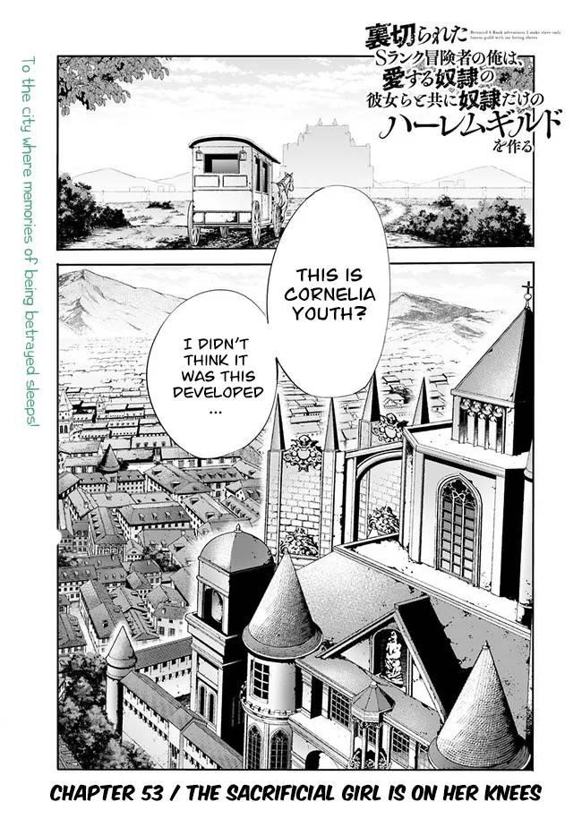 A Betrayed S-rank Adventurer, I Make a Slave-only Harem Guild With My Beloved Slaves Chapter 53 - Page 3 in English