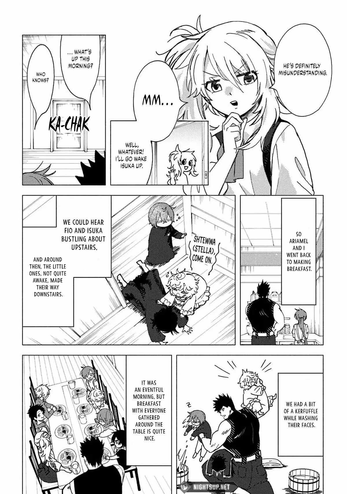 B-Rank Adventurer With an Evil Look Becomes a Daddy to the Protagonist and His Childhood Friends Chapter 13.1 - Page 4 in English