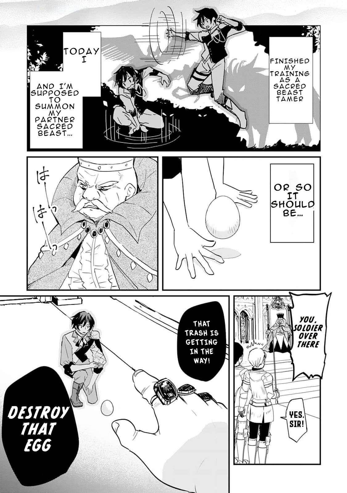 The Sacred Beast Tamer Who Summoned a Lizard (Actually a Divine Dragon), Living a Pioneering Life on the Dragon’s Back Chapter 1 - Page 21 in English