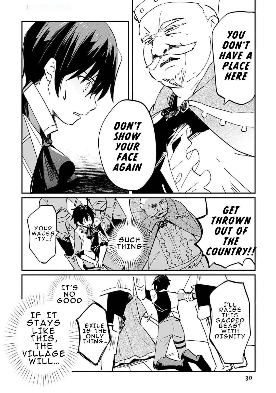 The Sacred Beast Tamer Who Summoned a Lizard (Actually a Divine Dragon), Living a Pioneering Life on the Dragon’s Back Chapter 1 - Page 30 in English