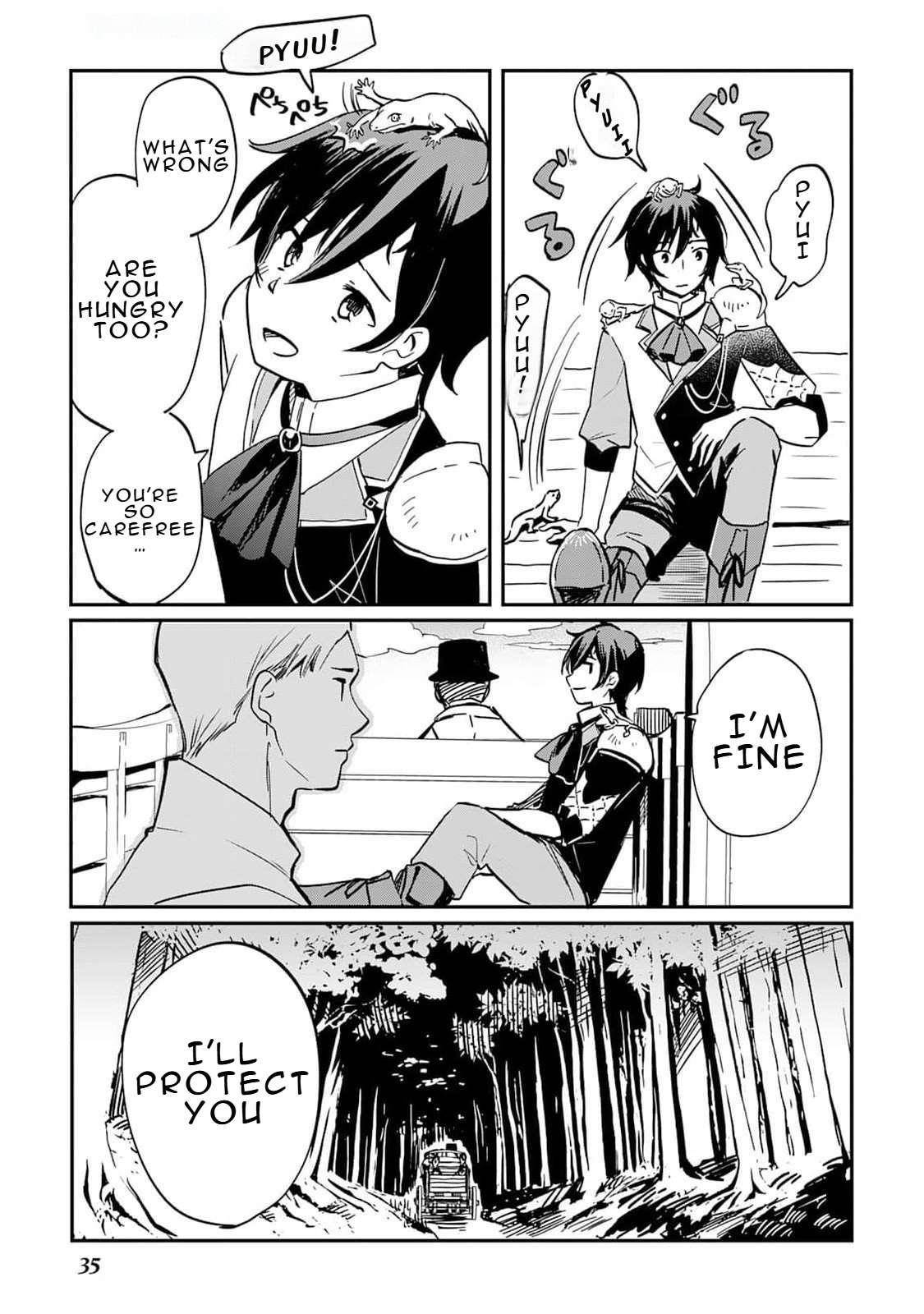 The Sacred Beast Tamer Who Summoned a Lizard (Actually a Divine Dragon), Living a Pioneering Life on the Dragon’s Back Chapter 1 - Page 35 in English
