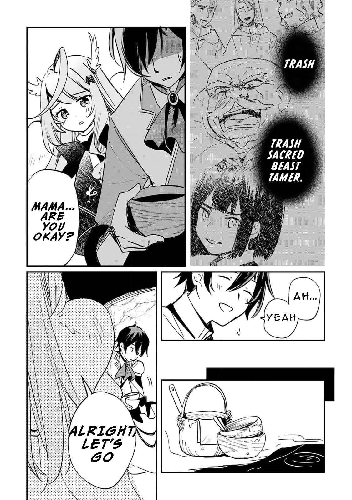 The Sacred Beast Tamer Who Summoned a Lizard (Actually a Divine Dragon), Living a Pioneering Life on the Dragon’s Back Chapter 1 - Page 55 in English
