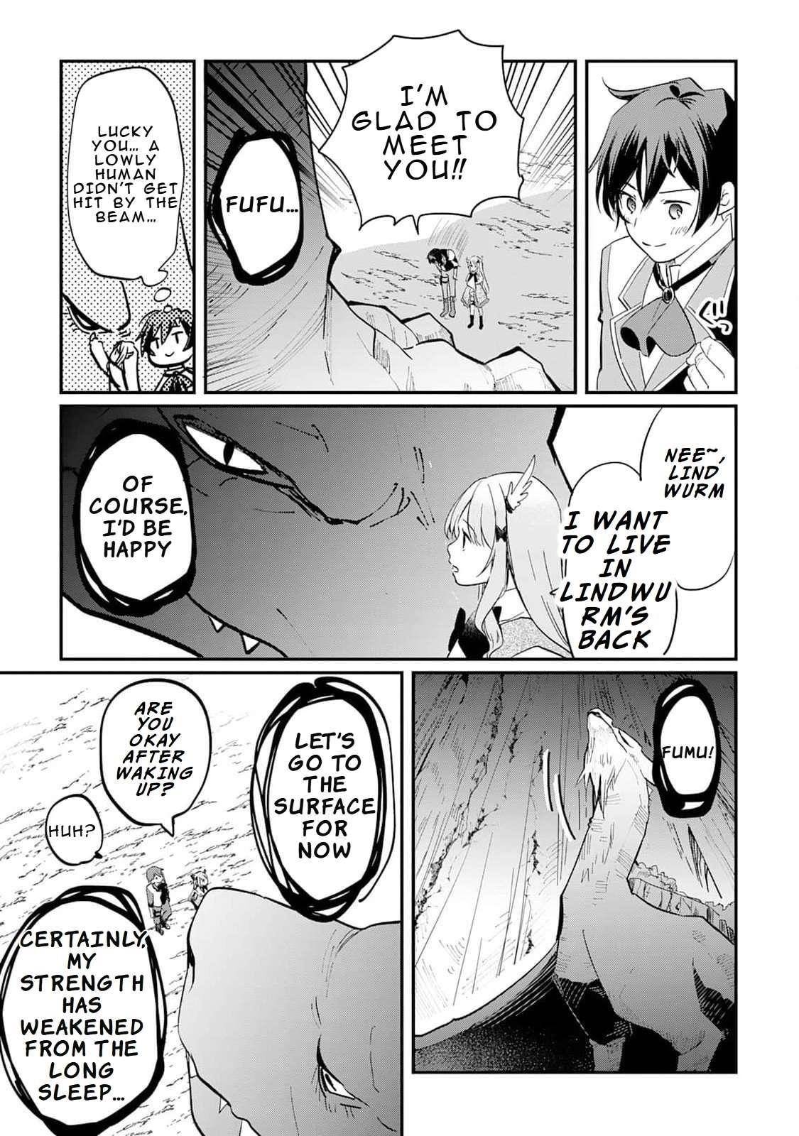 The Sacred Beast Tamer Who Summoned a Lizard (Actually a Divine Dragon), Living a Pioneering Life on the Dragon’s Back Chapter 2 - Page 17 in English