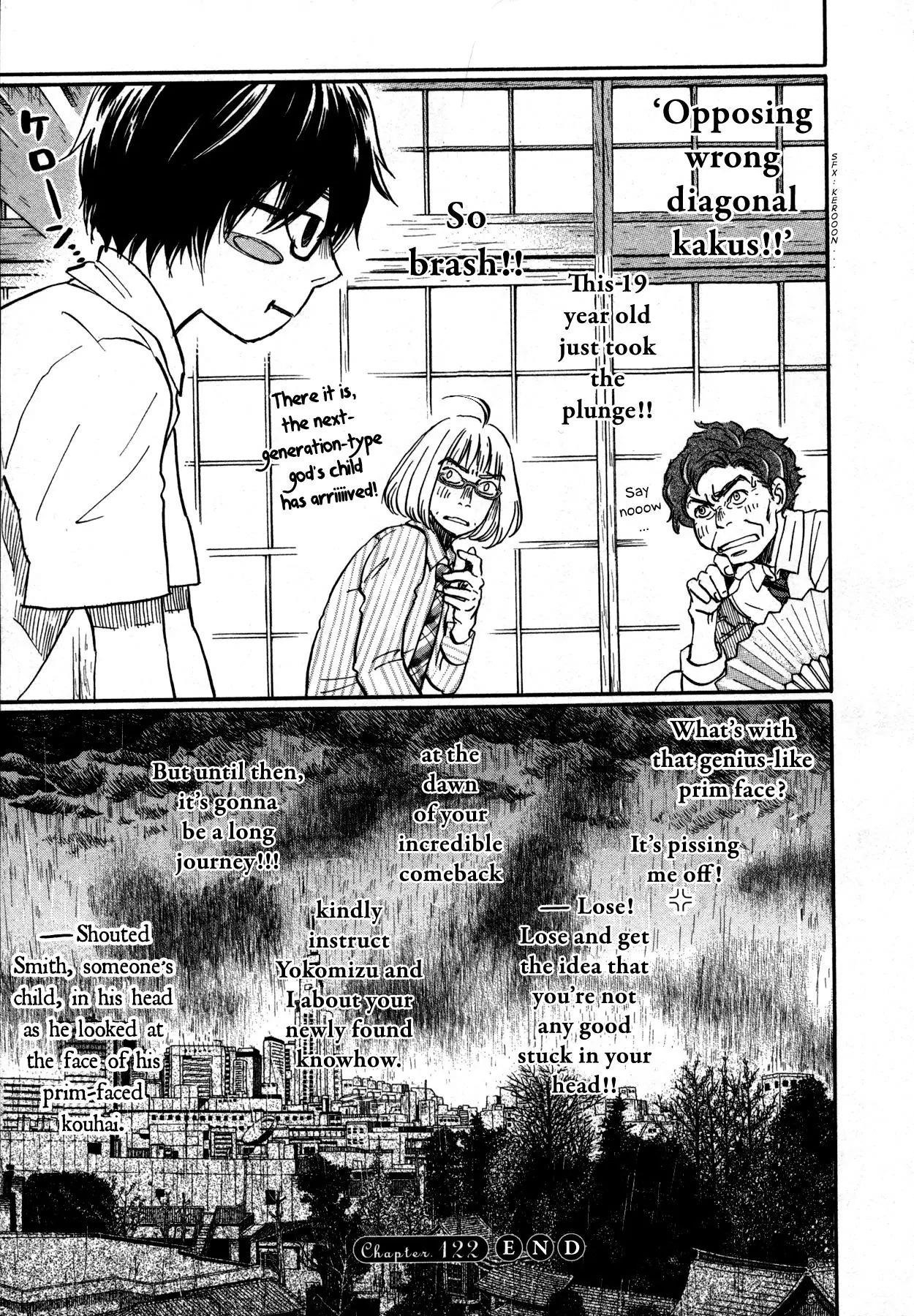 3-gatsu no Lion Chapter 122 - Page 15 in English