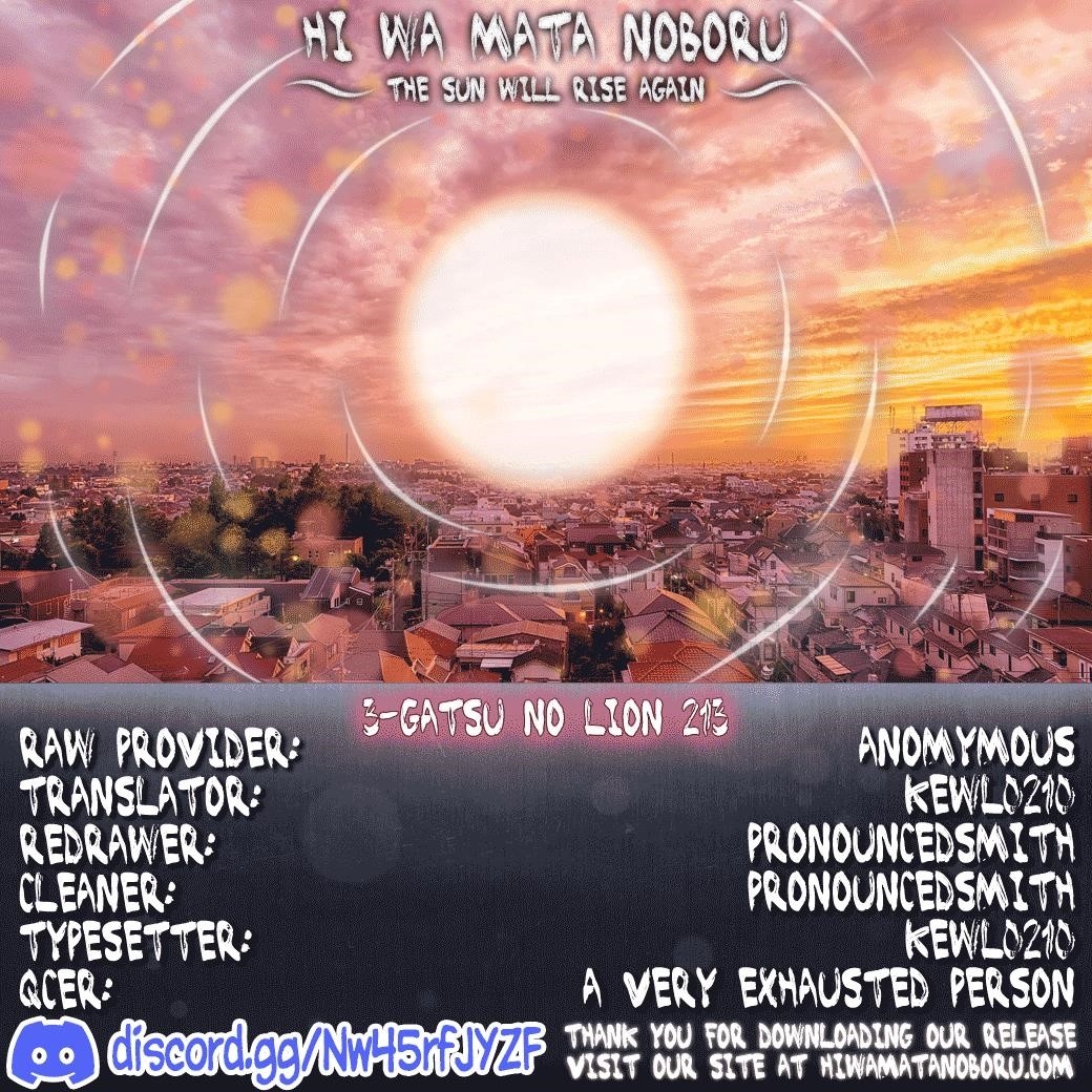 3-gatsu no Lion Chapter 213 - Page 14 in English