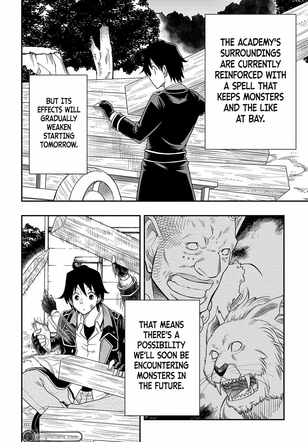 Exiled in a Class Trial for Poor Dexterity Chapter 10.1 - Page 8 in English