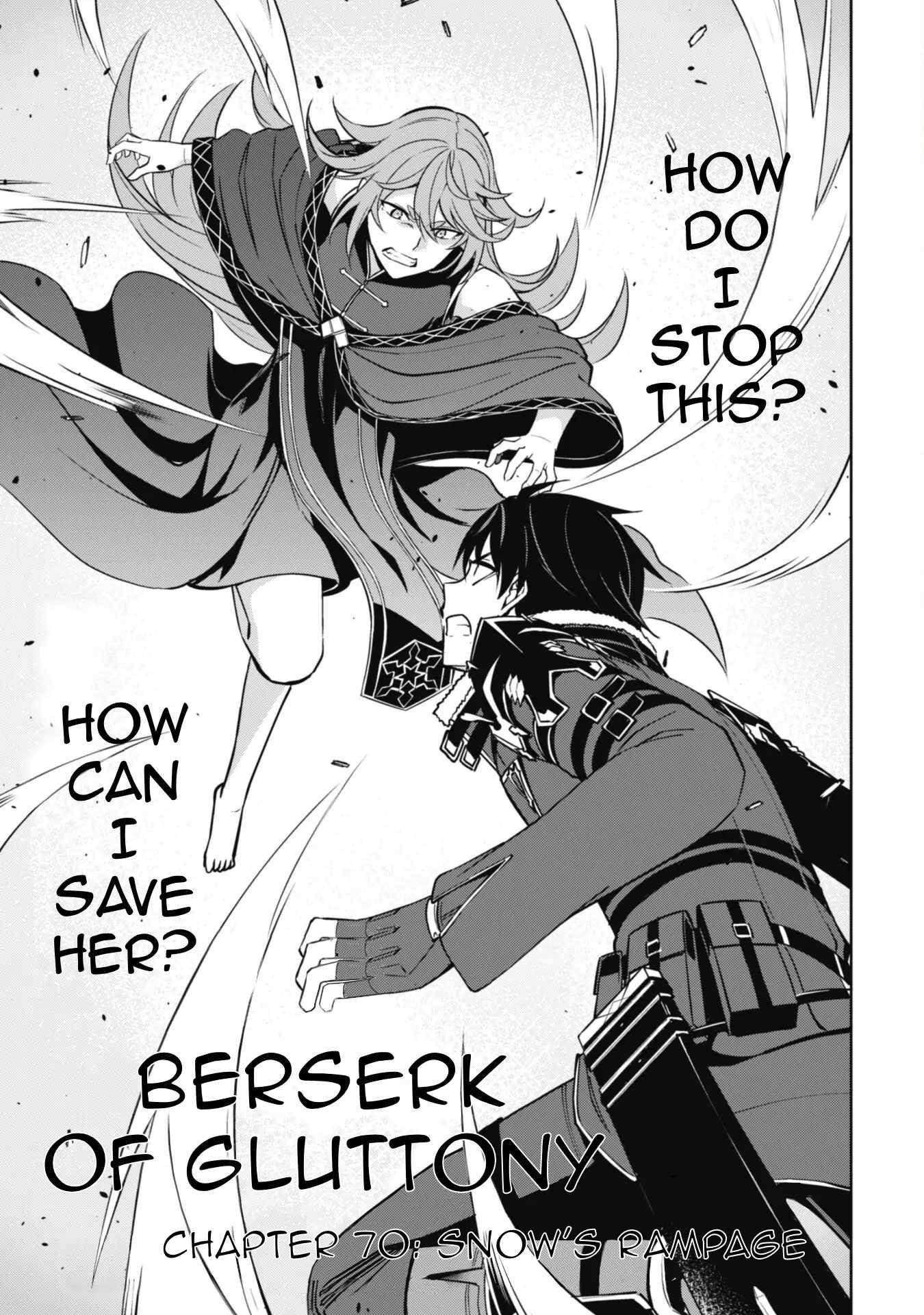 Berserk of Gluttony Chapter 70 - Page 3 in English