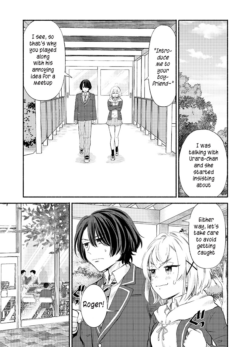 Hey, Wanna Go Out With Me? My Childhood Friend, a Beautiful Girl, Asked Me To Be Her Boyfriend, and I’ve Started a Camouflage Boyfriend Chapter 5 - Page 9 in English