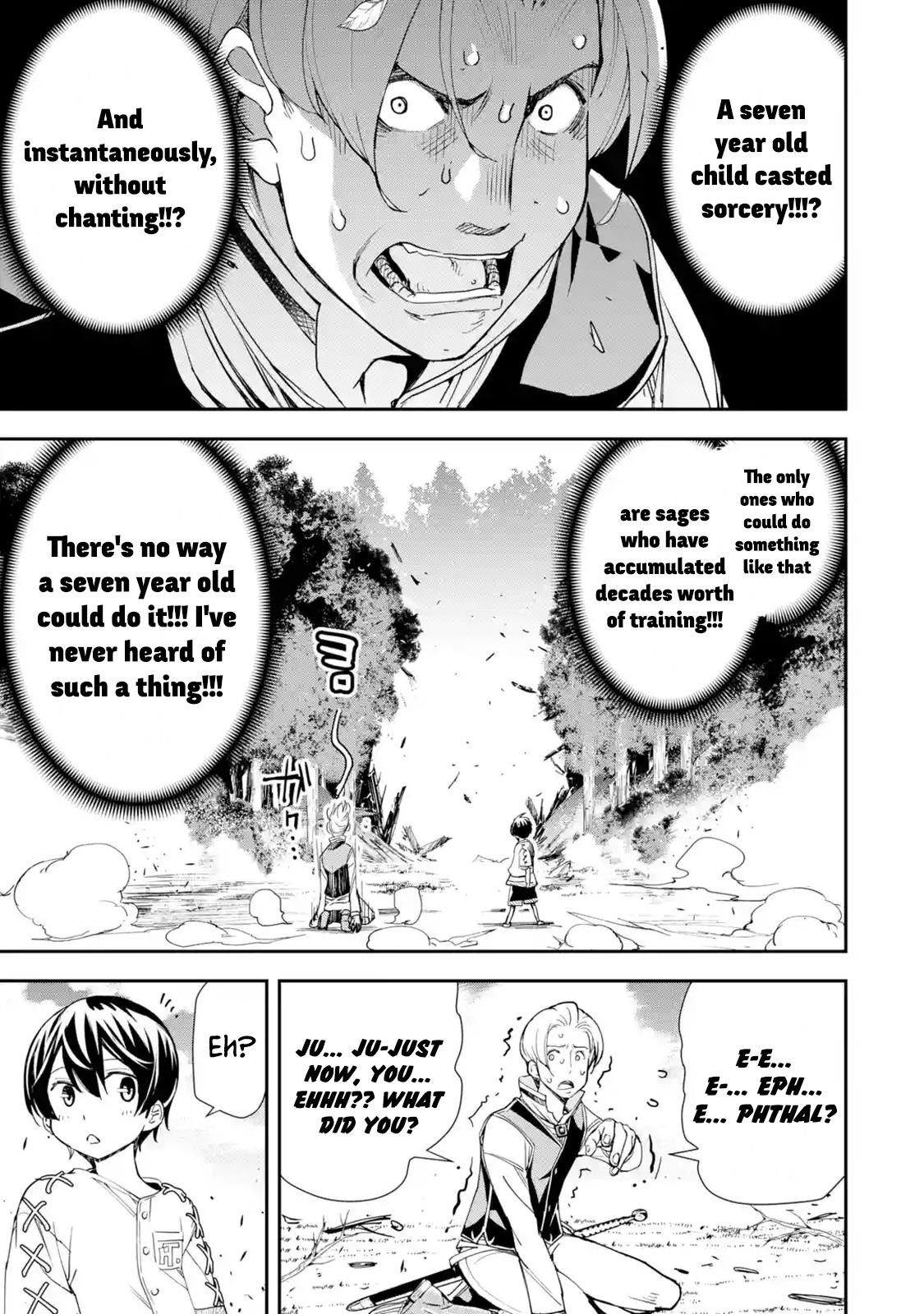 The Unsuccessful Yet Academically Unparalleled Sage ~A Cheating S-Rank Sorcerer’s Post-Rebirth Adventurer Log~ Chapter 2.3 - Page 7 in English