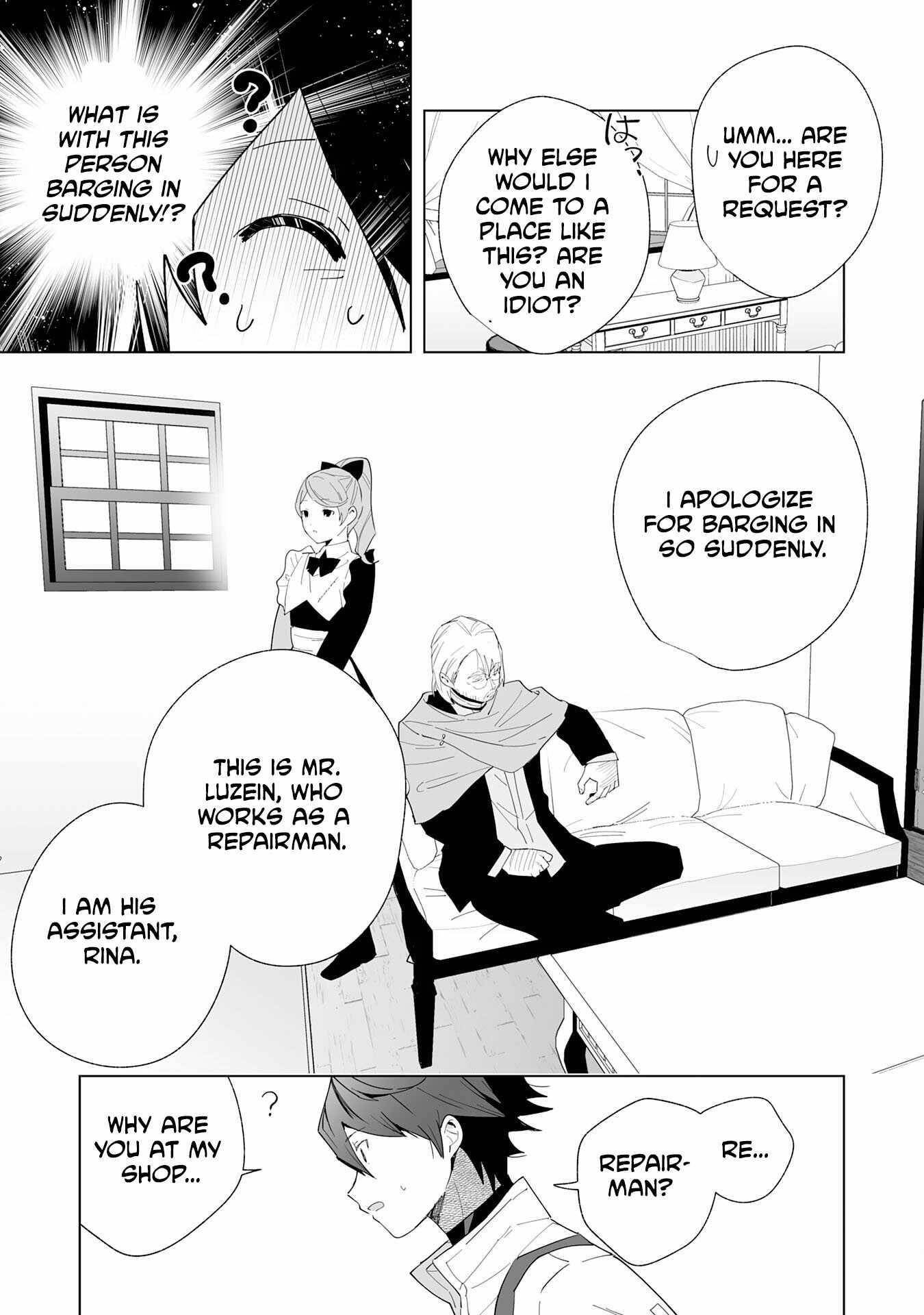 The Ex-janitor Who Was Expelled, Became Known as the “Greatest Repairman” With His Exceptional Skills – Requests From SSS Rank Parties and Royalty Don’t Stop Coming Chapter 7 - Page 7 in English