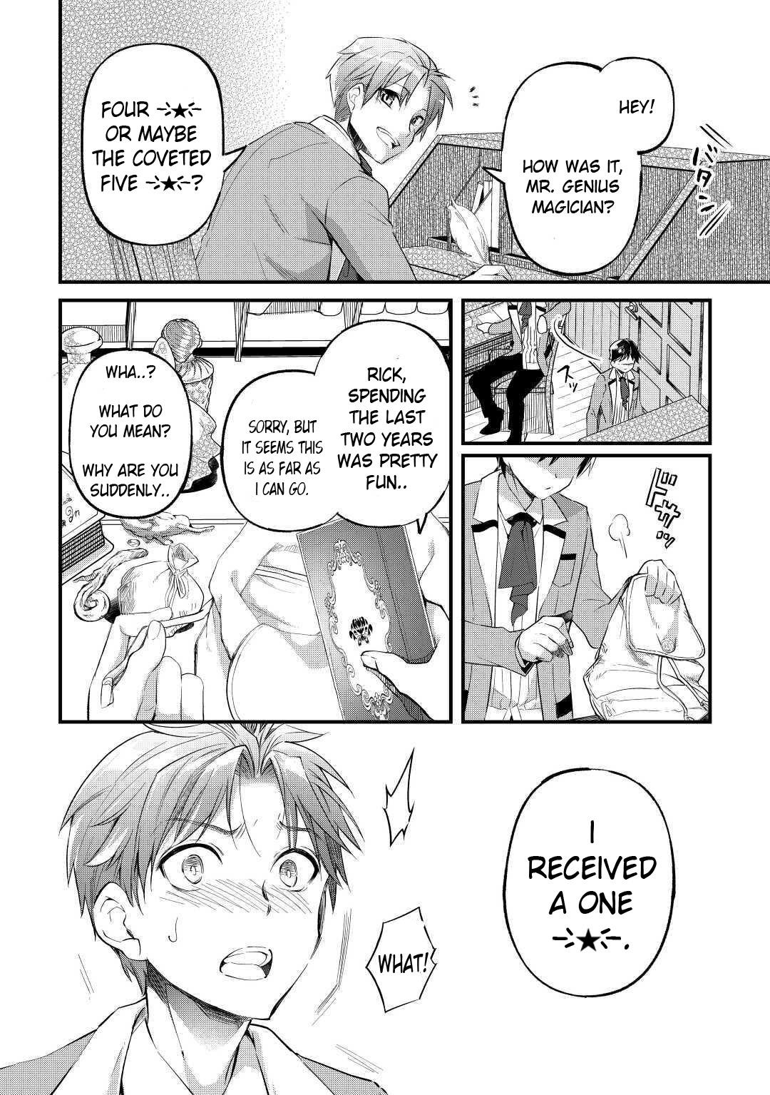 Ochikobore “1” Mahou Tsukai wa, Kyou mo Muishiki ni Cheat wo Tsukau Chapter 1 - Page 18 in English