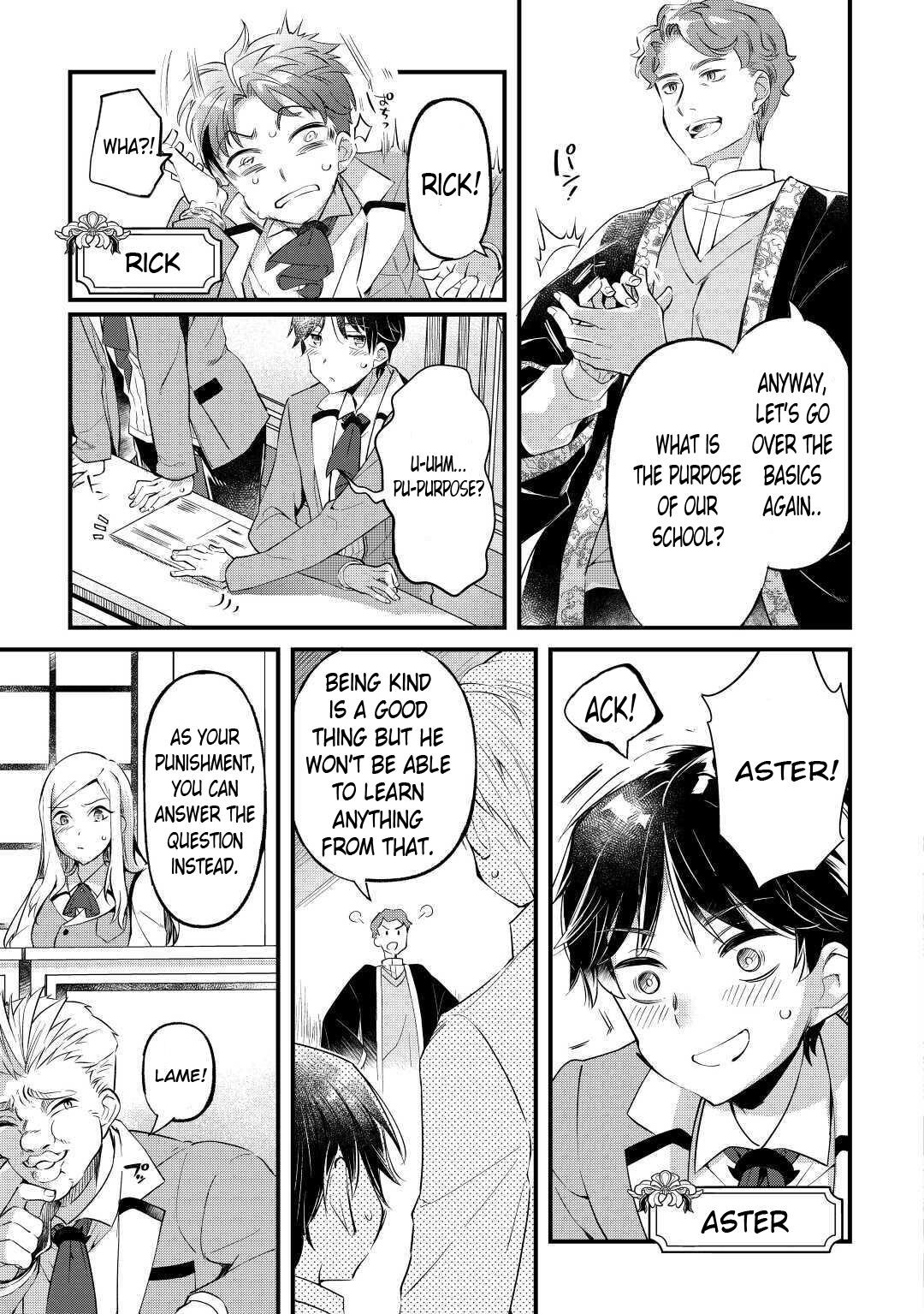 Ochikobore “1” Mahou Tsukai wa, Kyou mo Muishiki ni Cheat wo Tsukau Chapter 1 - Page 5 in English