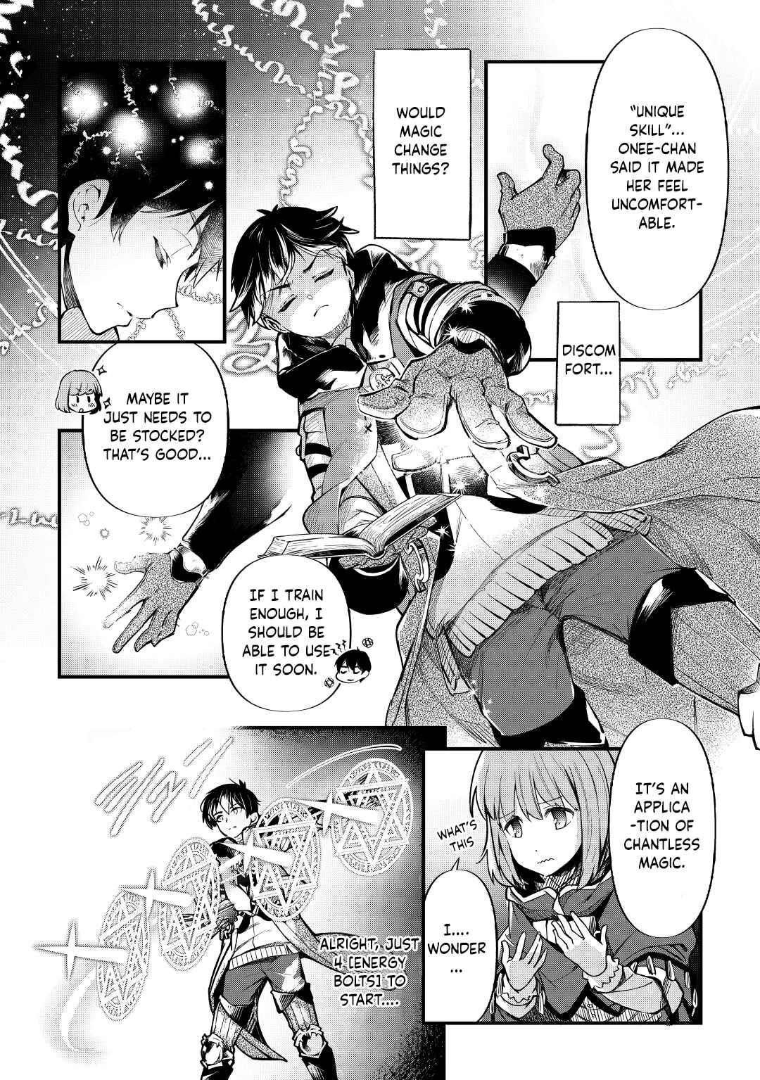 Ochikobore “1” Mahou Tsukai wa, Kyou mo Muishiki ni Cheat wo Tsukau Chapter 10 - Page 8 in English