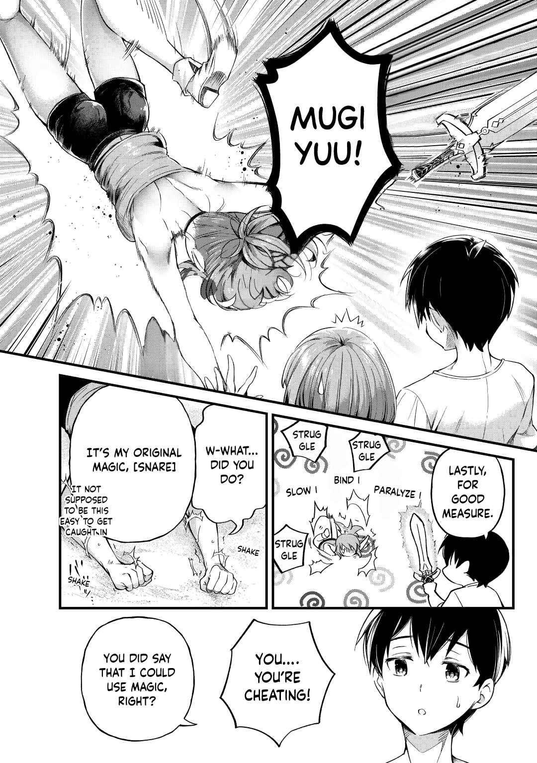 Ochikobore “1” Mahou Tsukai wa, Kyou mo Muishiki ni Cheat wo Tsukau Chapter 12 - Page 14 in English
