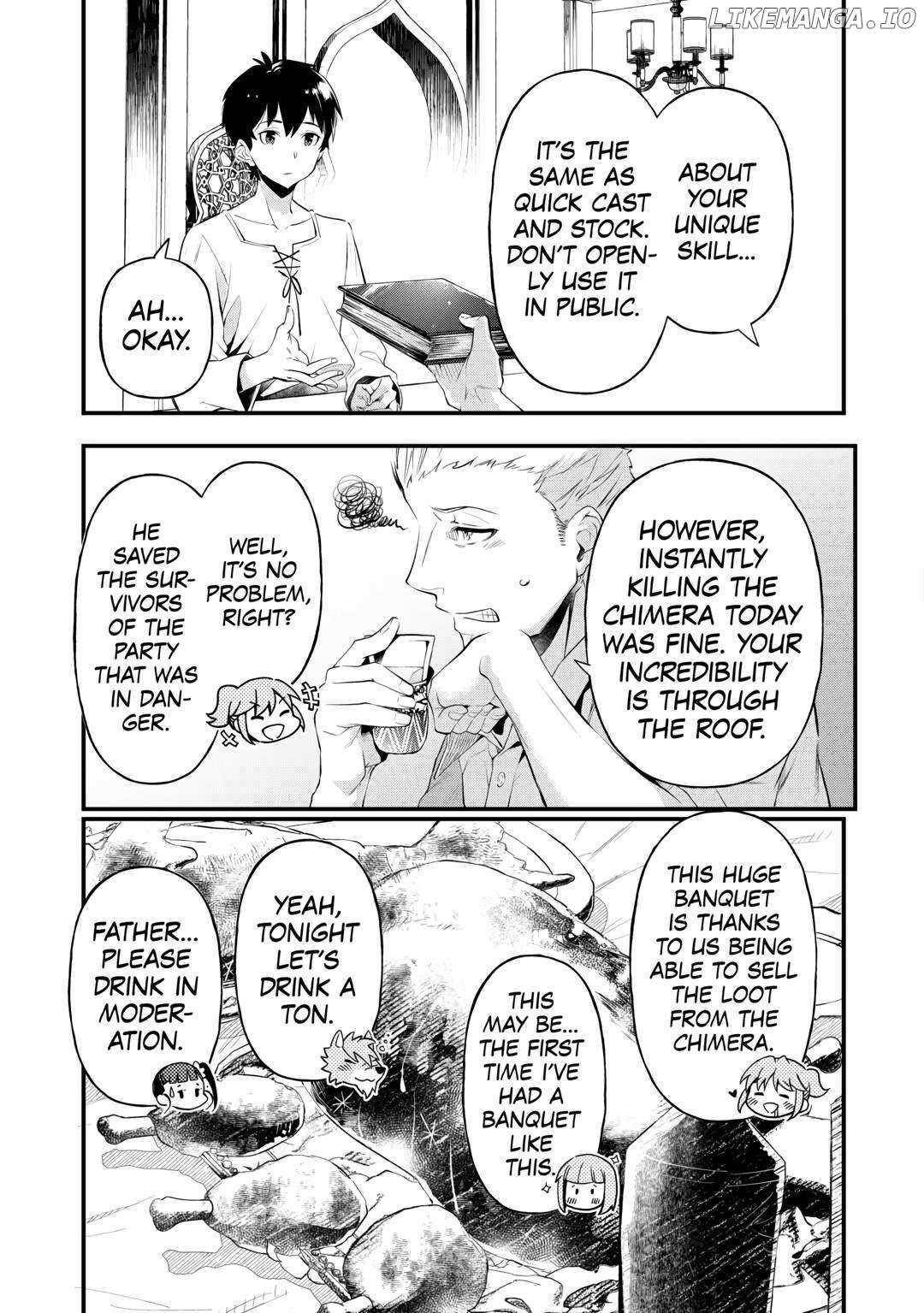 Ochikobore “1” Mahou Tsukai wa, Kyou mo Muishiki ni Cheat wo Tsukau Chapter 15 - Page 3 in English