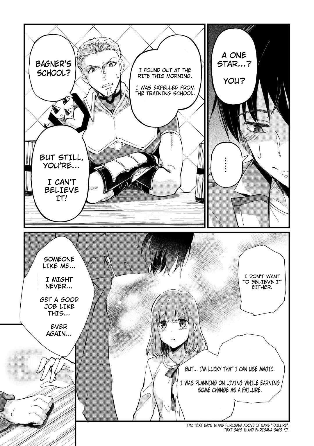 Ochikobore “1” Mahou Tsukai wa, Kyou mo Muishiki ni Cheat wo Tsukau Chapter 2 - Page 21 in English