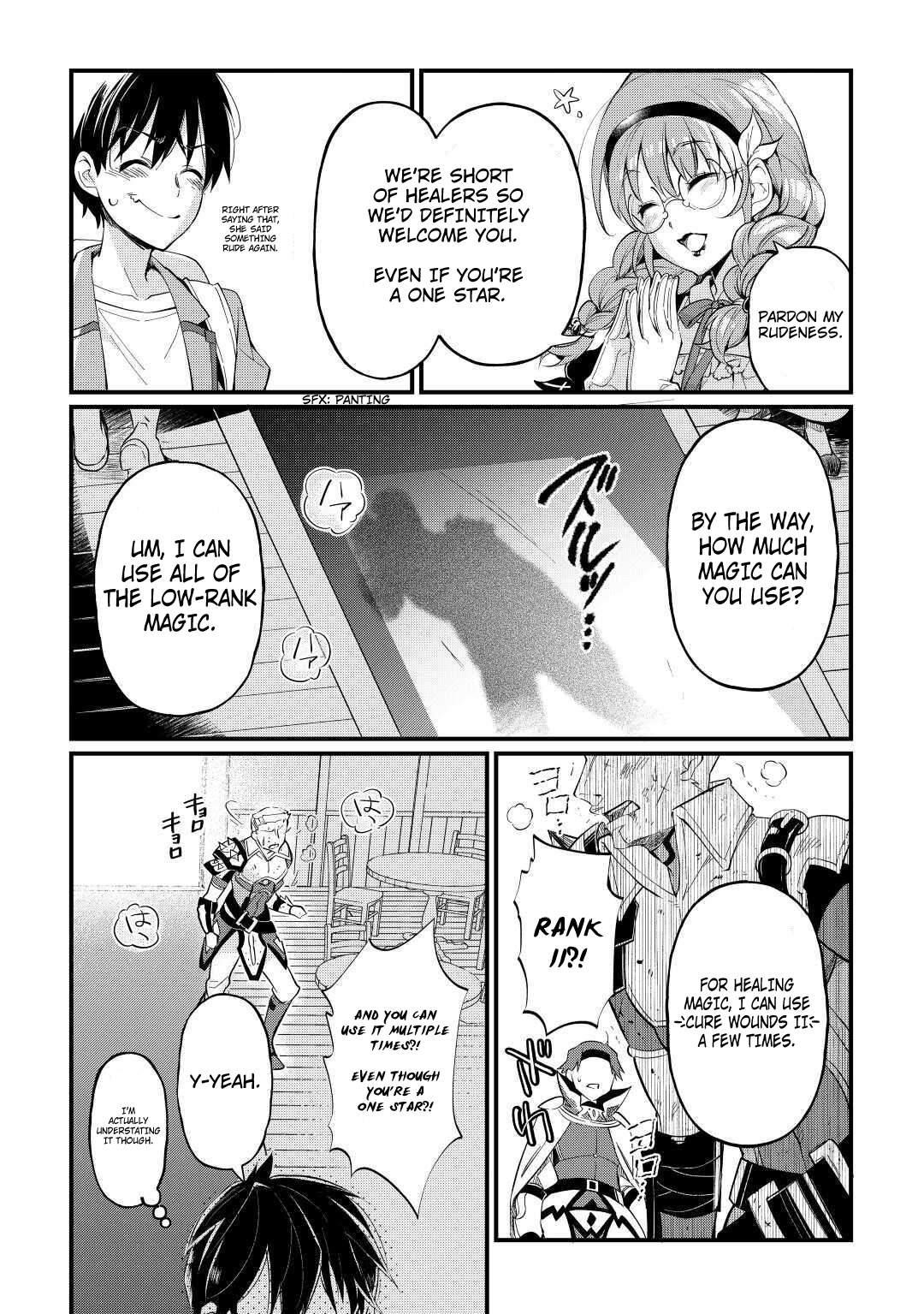 Ochikobore “1” Mahou Tsukai wa, Kyou mo Muishiki ni Cheat wo Tsukau Chapter 2 - Page 8 in English