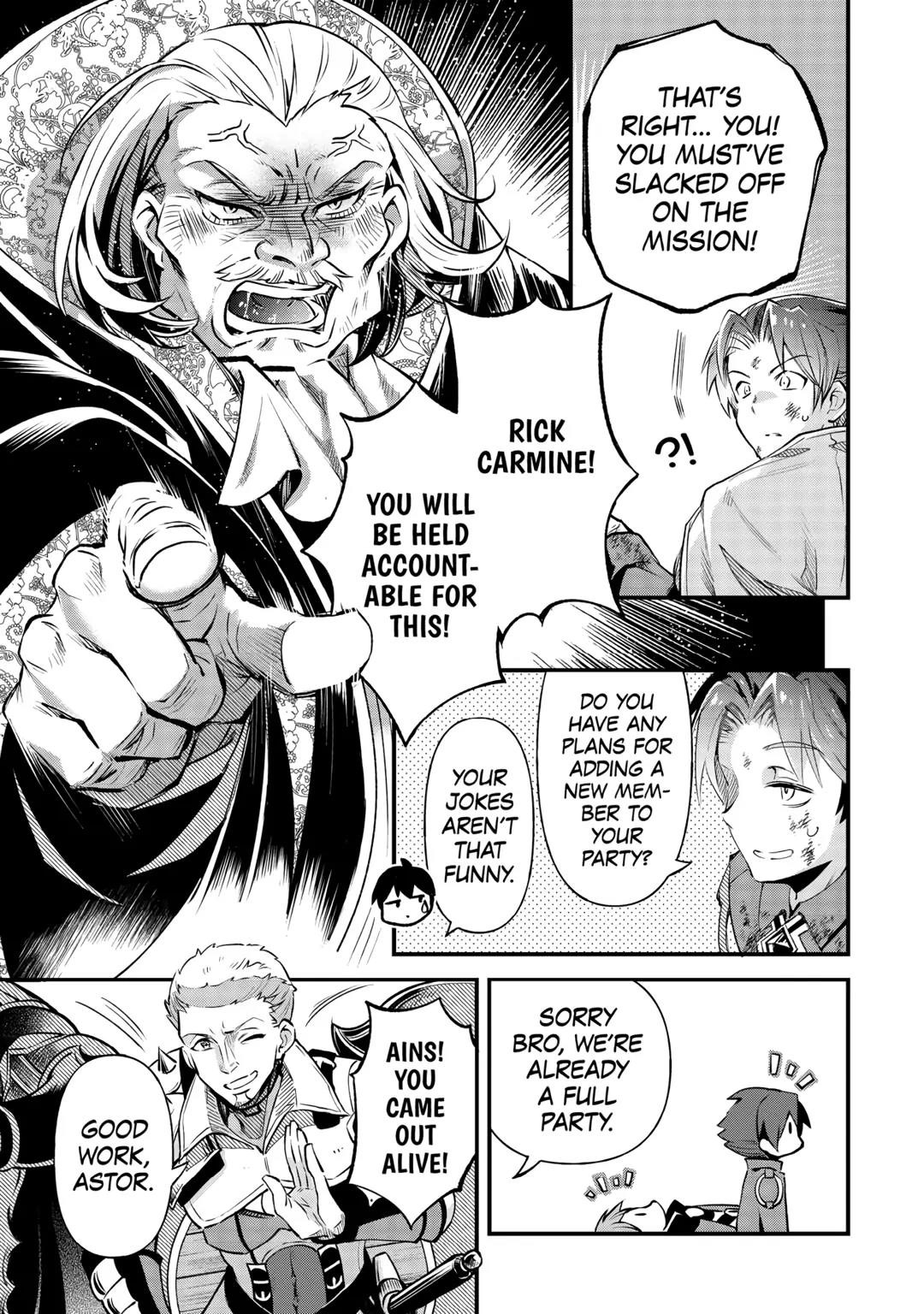 Ochikobore “1” Mahou Tsukai wa, Kyou mo Muishiki ni Cheat wo Tsukau Chapter 27 - Page 17 in English