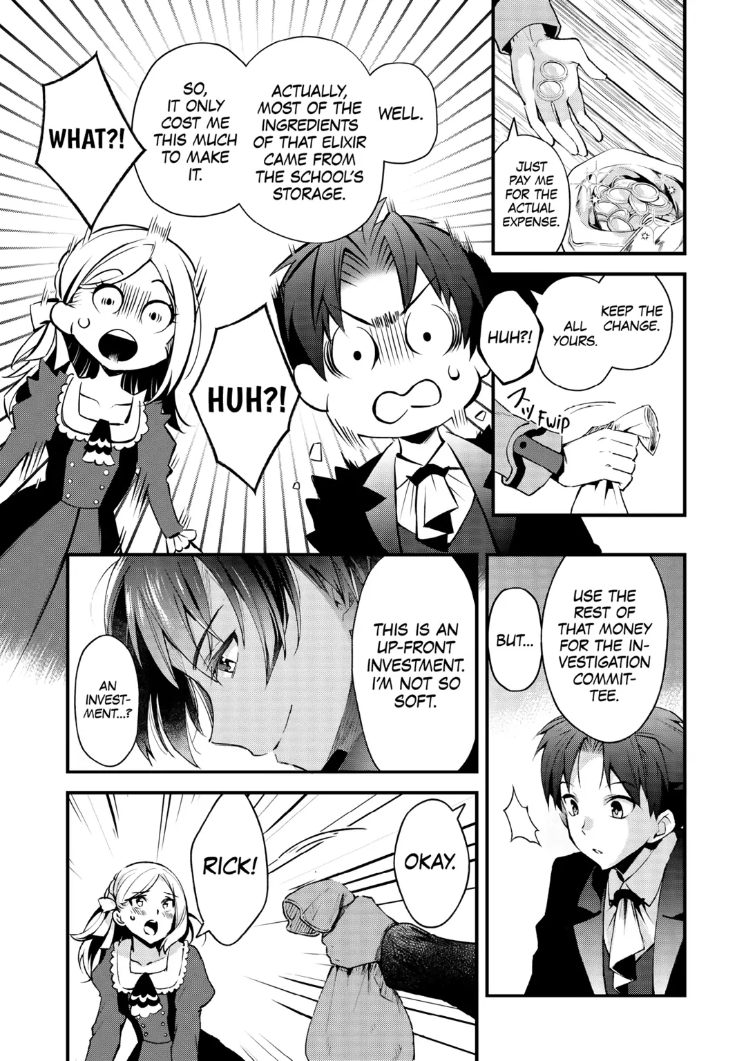 Ochikobore “1” Mahou Tsukai wa, Kyou mo Muishiki ni Cheat wo Tsukau Chapter 28 - Page 13 in English