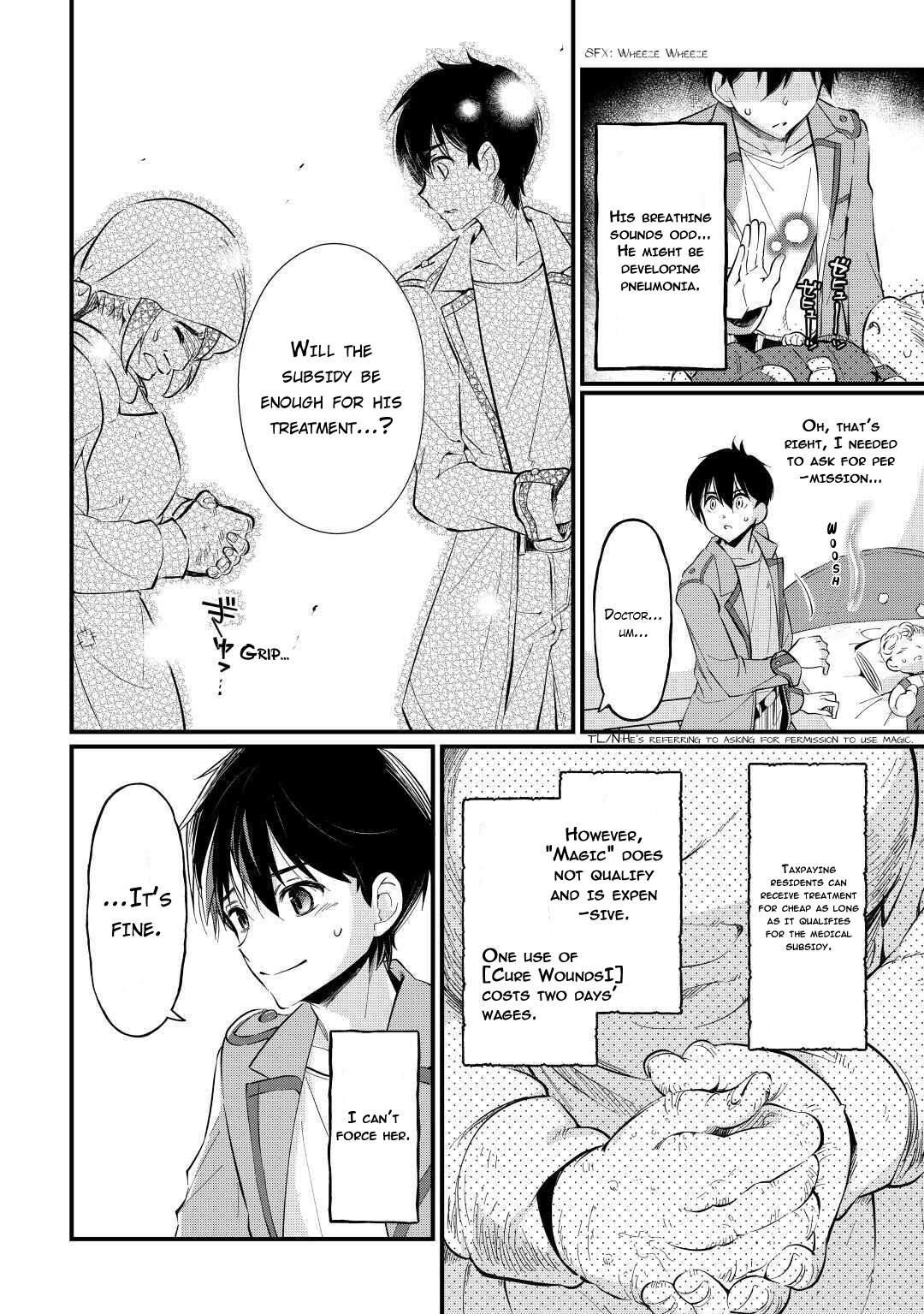 Ochikobore “1” Mahou Tsukai wa, Kyou mo Muishiki ni Cheat wo Tsukau Chapter 3 - Page 20 in English