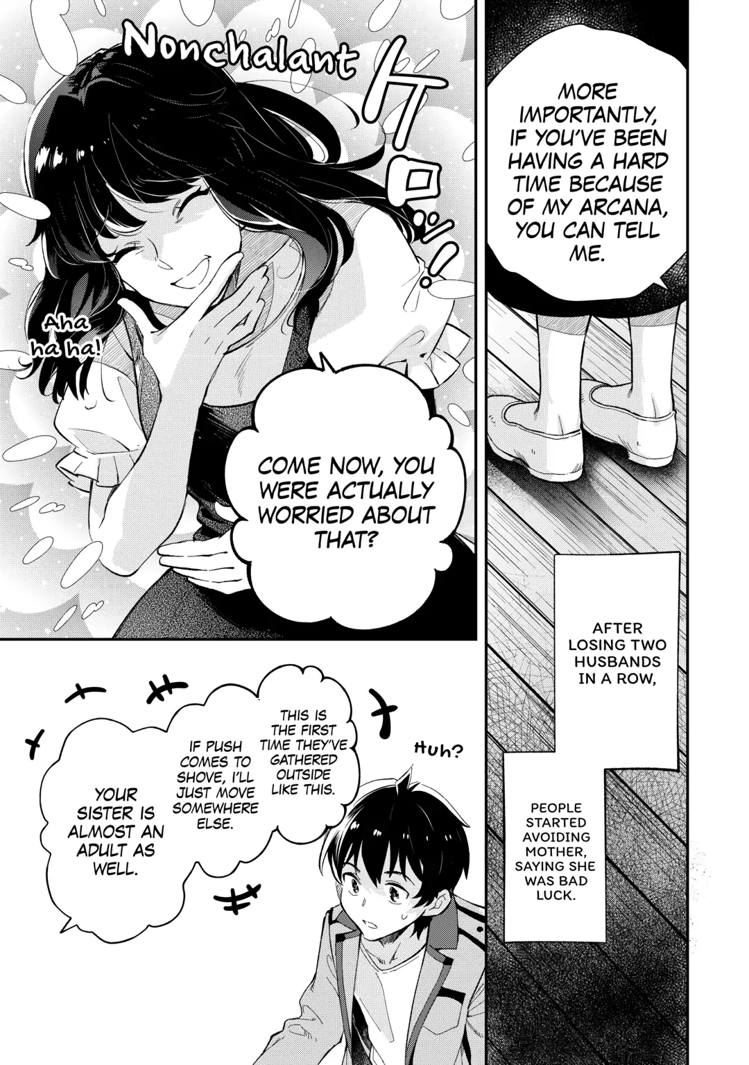 Ochikobore “1” Mahou Tsukai wa, Kyou mo Muishiki ni Cheat wo Tsukau Chapter 35 - Page 5 in English