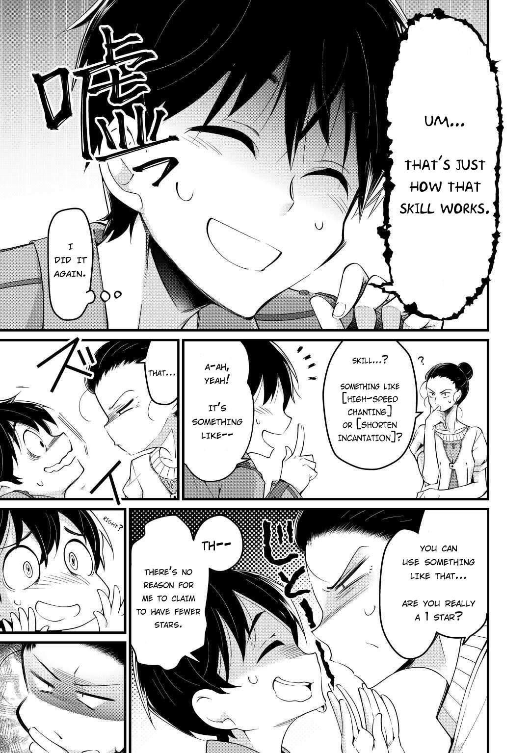 Ochikobore “1” Mahou Tsukai wa, Kyou mo Muishiki ni Cheat wo Tsukau Chapter 4 - Page 7 in English