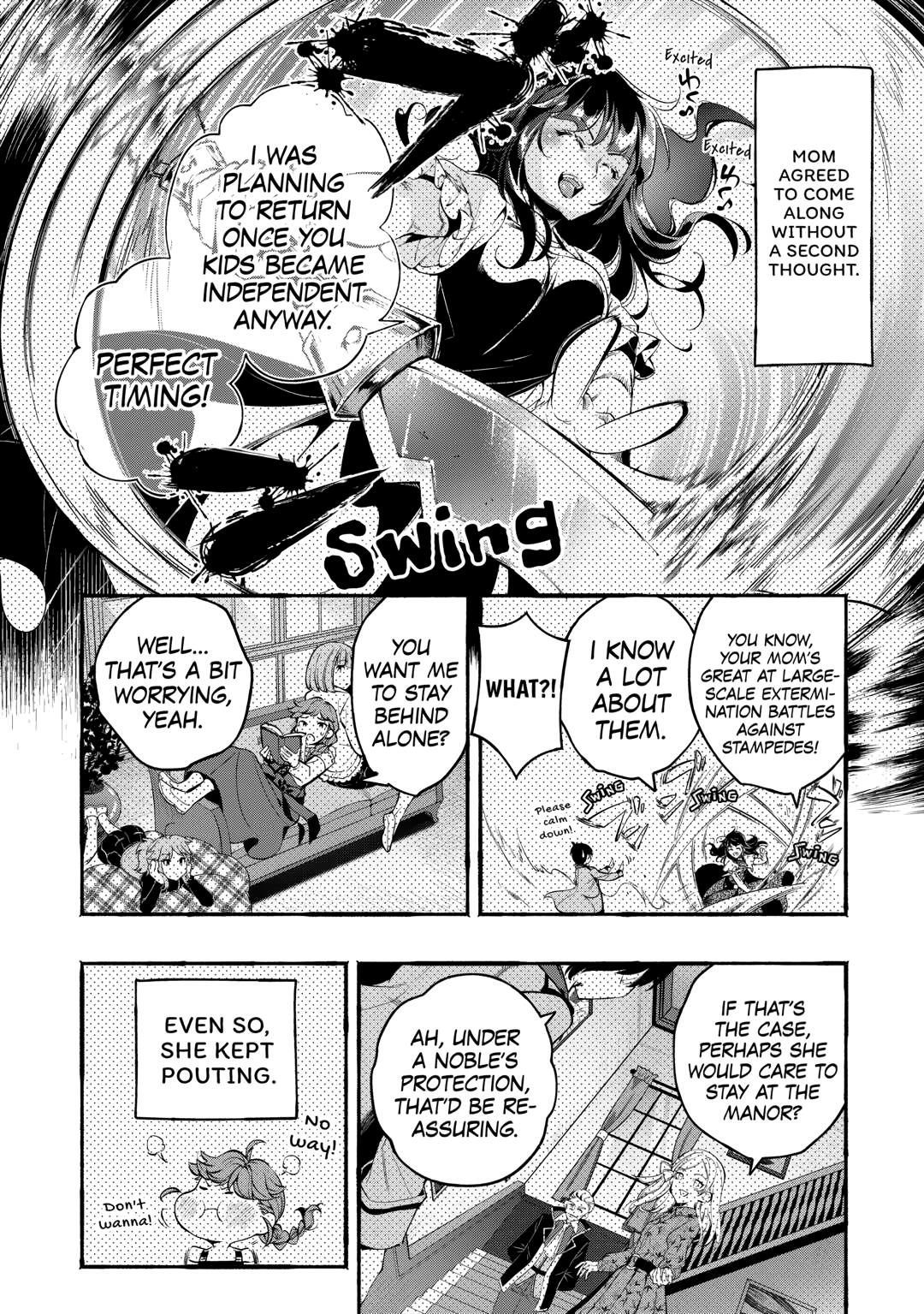 Ochikobore “1” Mahou Tsukai wa, Kyou mo Muishiki ni Cheat wo Tsukau Chapter 40 - Page 16 in English