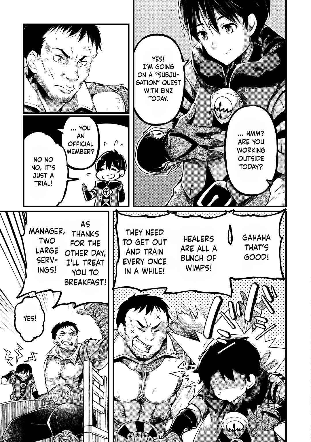 Ochikobore “1” Mahou Tsukai wa, Kyou mo Muishiki ni Cheat wo Tsukau Chapter 6 - Page 3 in English