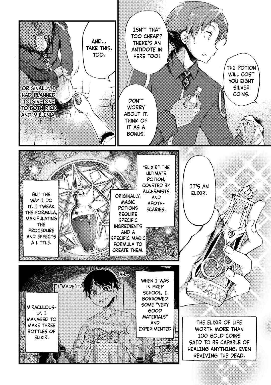 Ochikobore “1” Mahou Tsukai wa, Kyou mo Muishiki ni Cheat wo Tsukau Chapter 8 - Page 16 in English