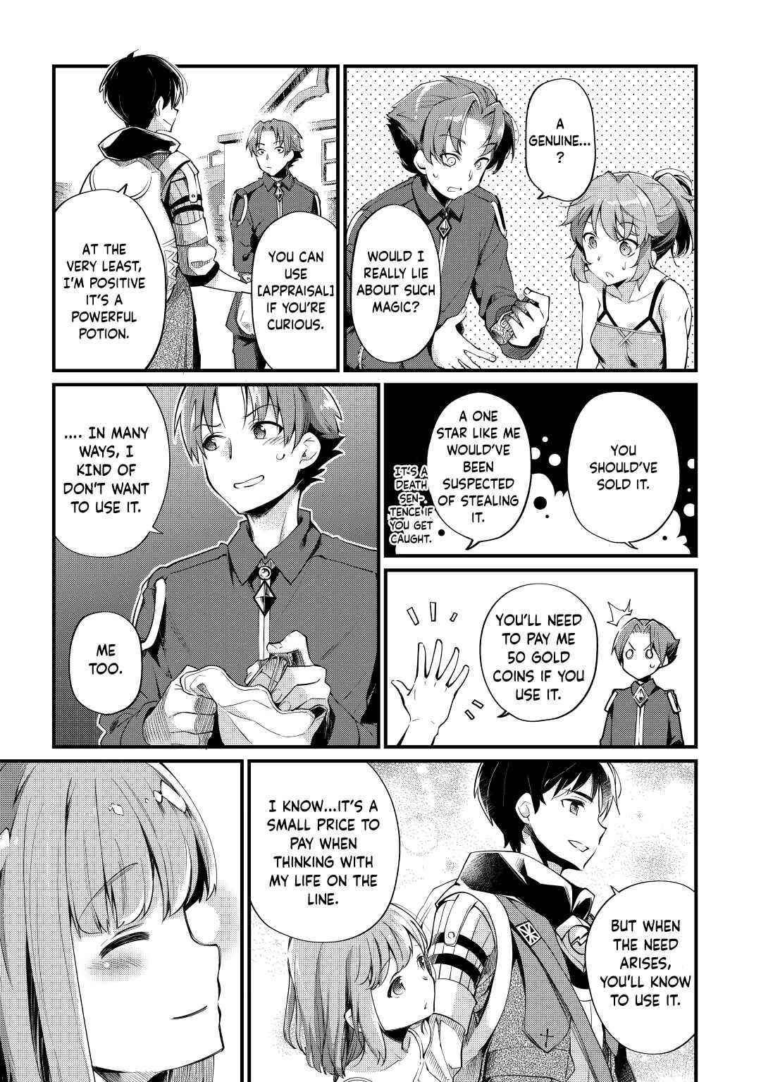 Ochikobore “1” Mahou Tsukai wa, Kyou mo Muishiki ni Cheat wo Tsukau Chapter 8 - Page 17 in English