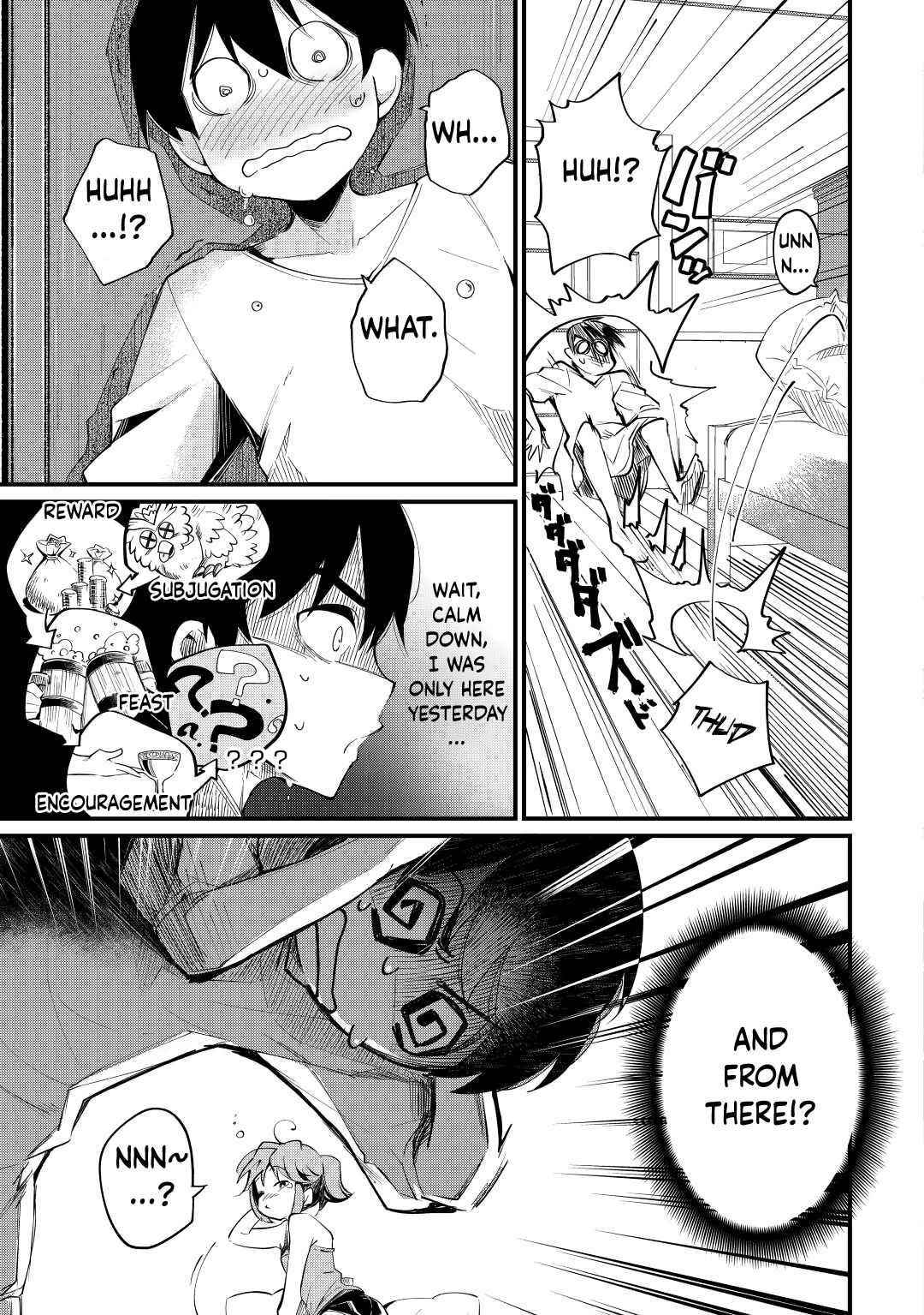 Ochikobore “1” Mahou Tsukai wa, Kyou mo Muishiki ni Cheat wo Tsukau Chapter 8 - Page 3 in English