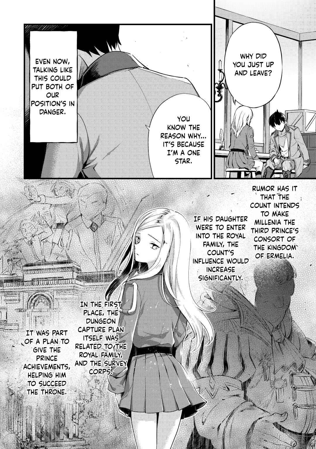 Ochikobore “1” Mahou Tsukai wa, Kyou mo Muishiki ni Cheat wo Tsukau Chapter 9 - Page 4 in English