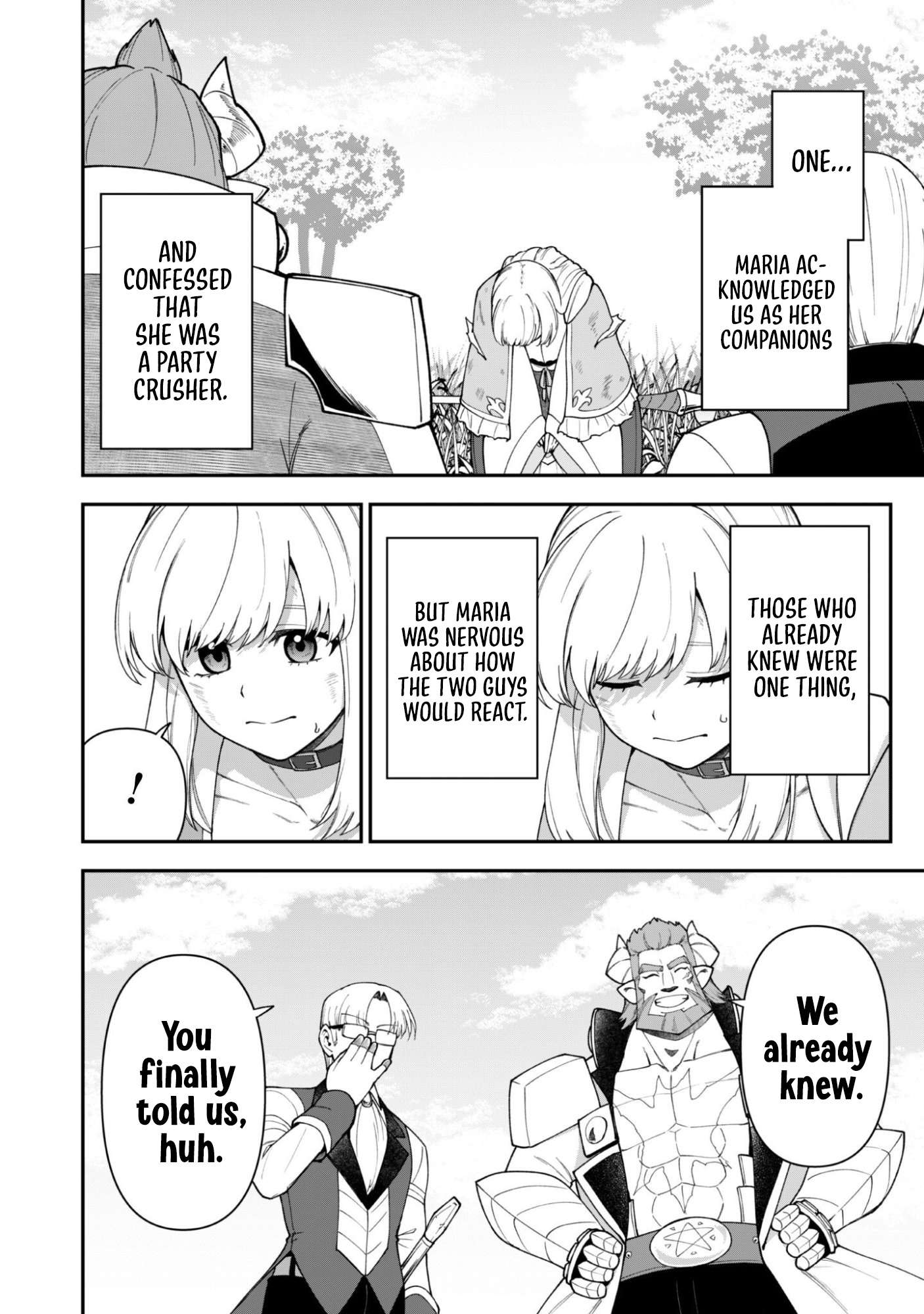 The White Mage Who Joined My Party Is A Circle Crusher, So My Isekai Life Is At Risk Of Collapsing Once Again Chapter 41 - Page 4 in English