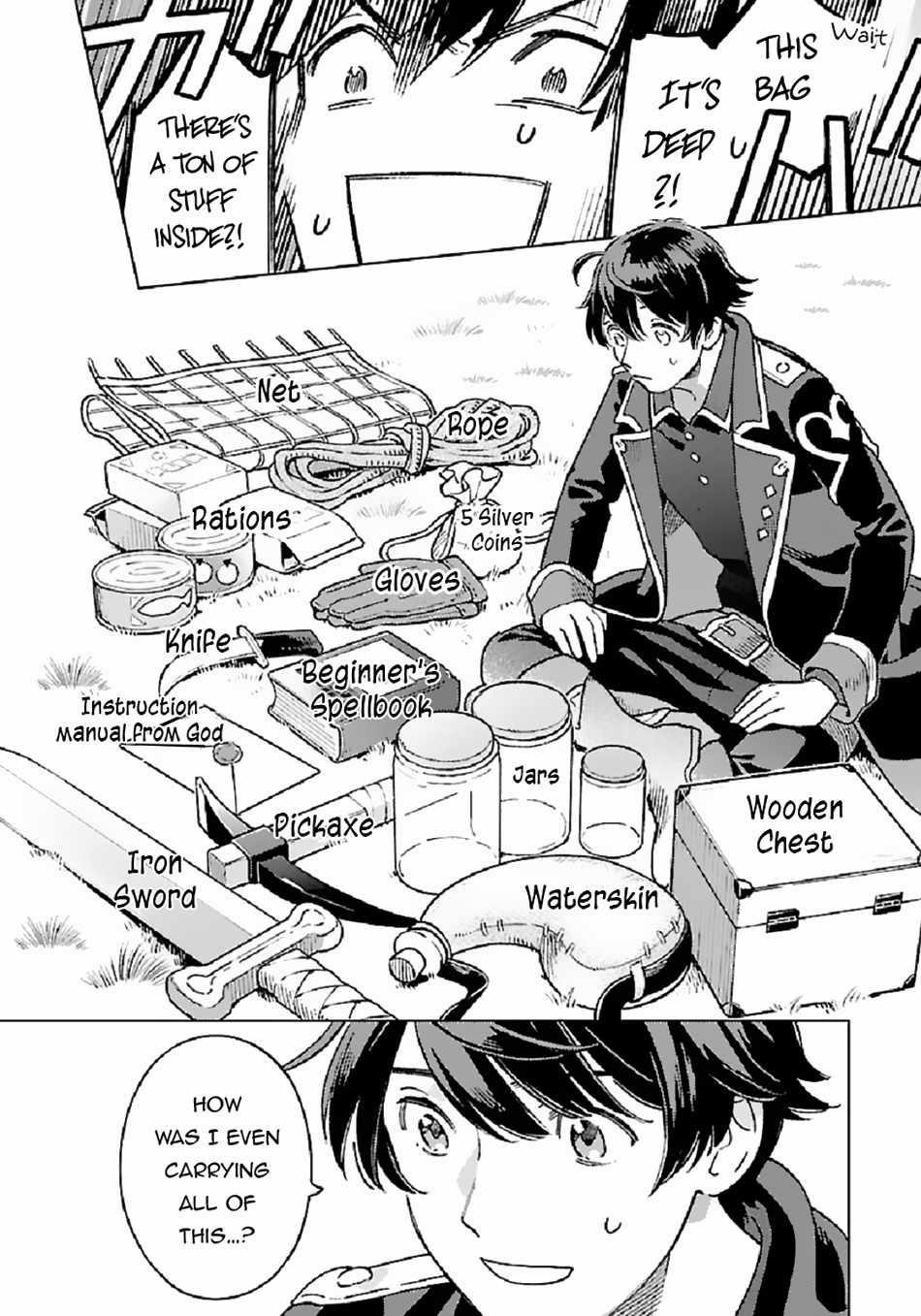 Living a Carefree Life Collecting Raw Materials in Another World Chapter 2 - Page 6 in English